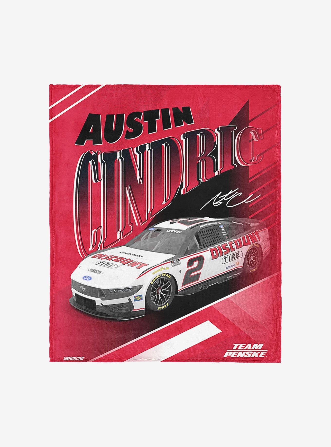 NASCAR Austin Cindric Comet Car Silk Touch Throw Blanket, , hi-res