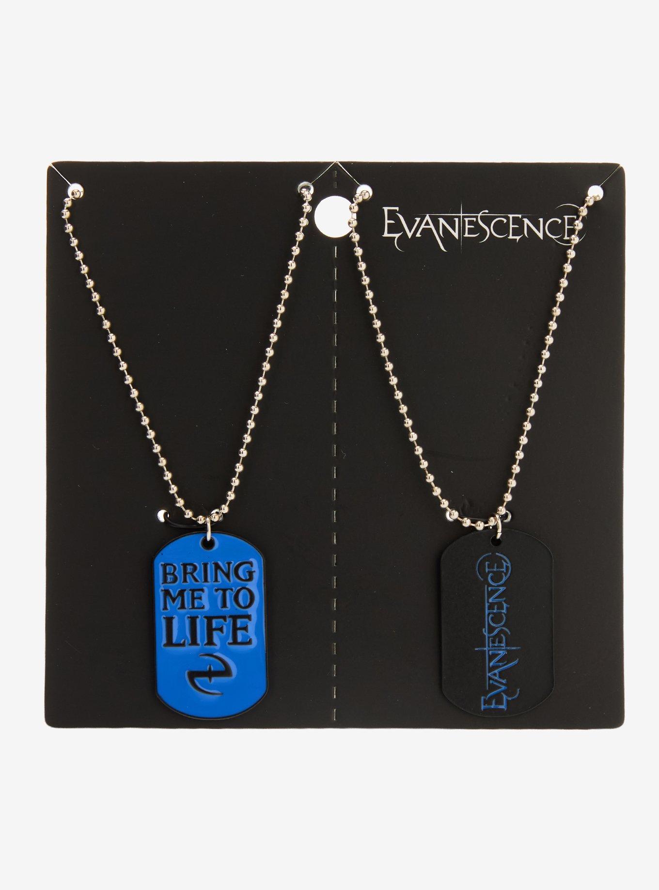 Evanescence Dog Tag Best Friend Necklace Set | Hot Topic