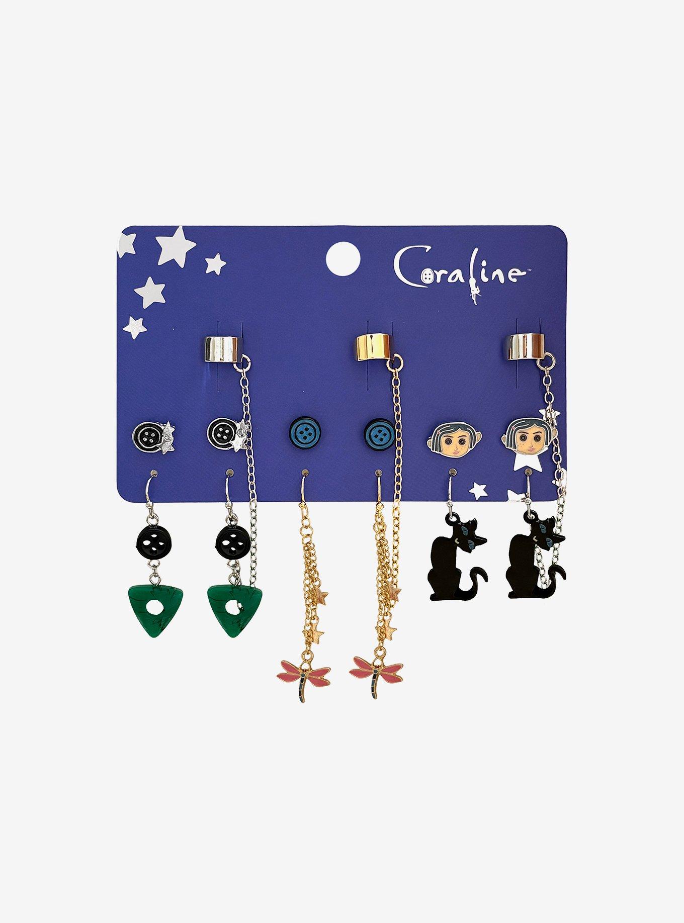 Coraline Icons Cuff Earring Set, , hi-res
