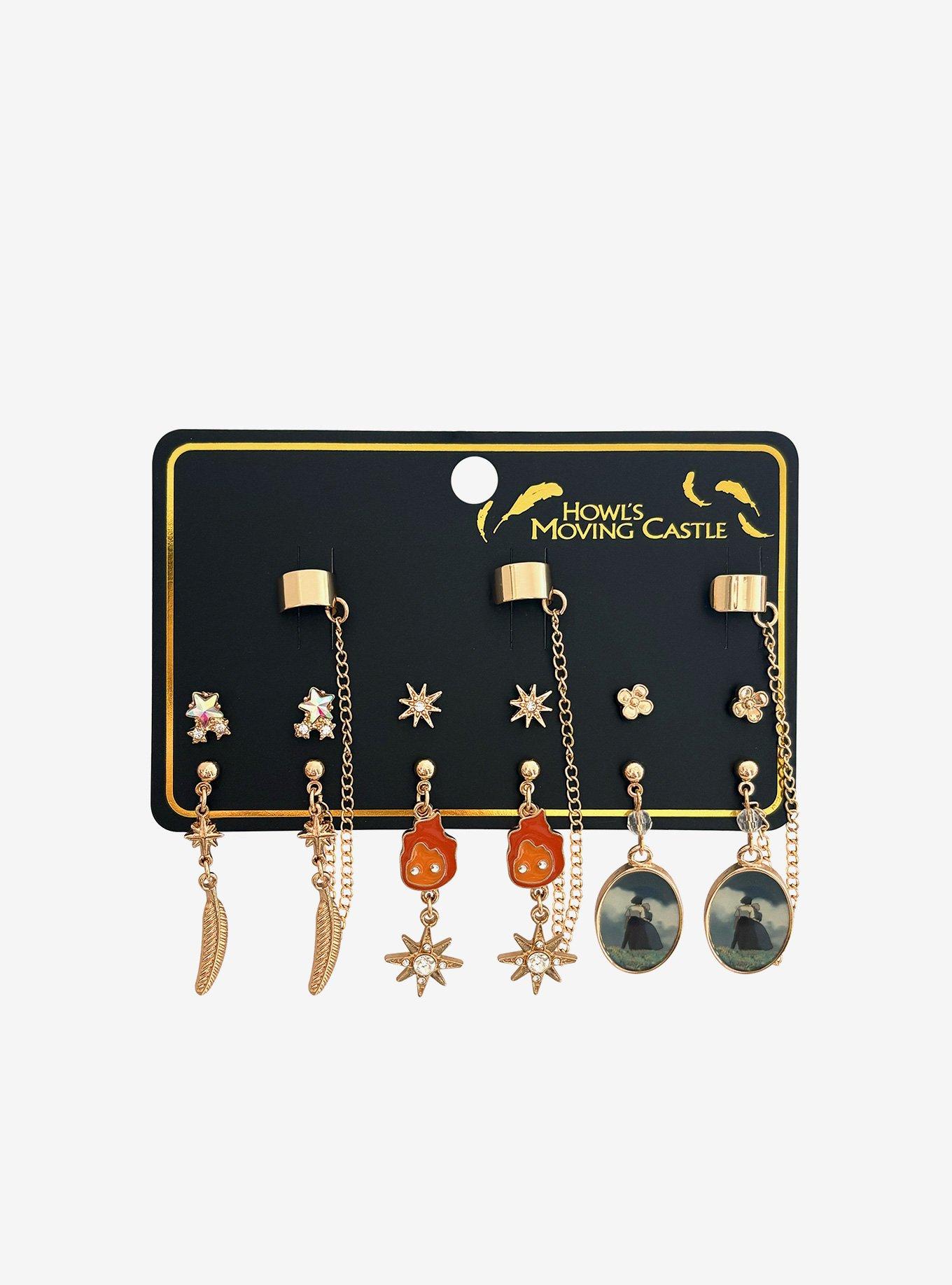 Studio Ghibli&reg; Howl's Moving Castle Icons Cuff Earring Set, , hi-res