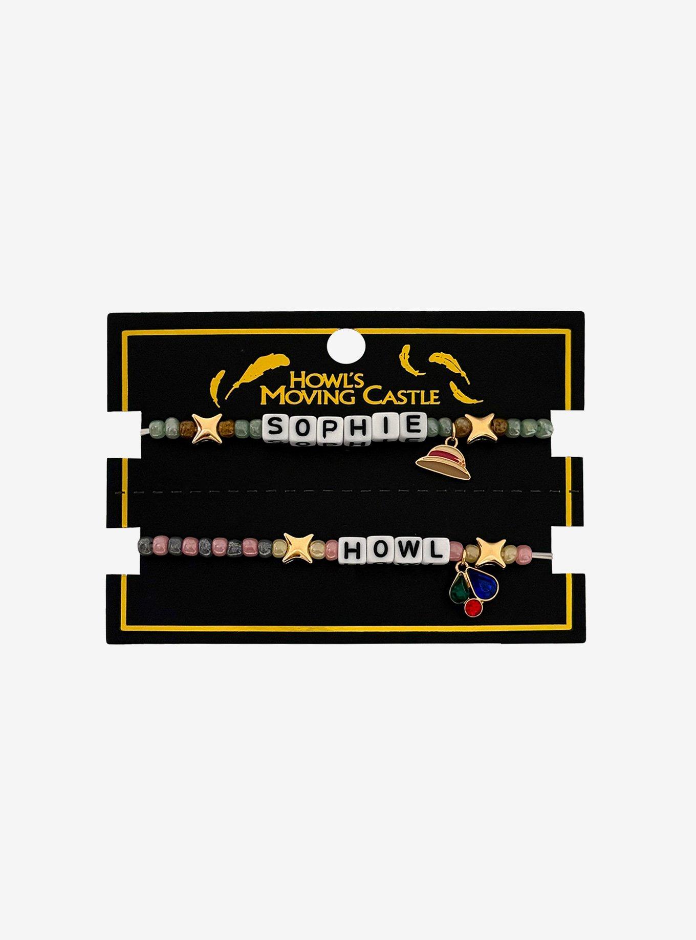 Studio Ghibli&reg; Howl's Moving Castle Sophie & Howl Best Friend Bead Bracelet Set, , hi-res