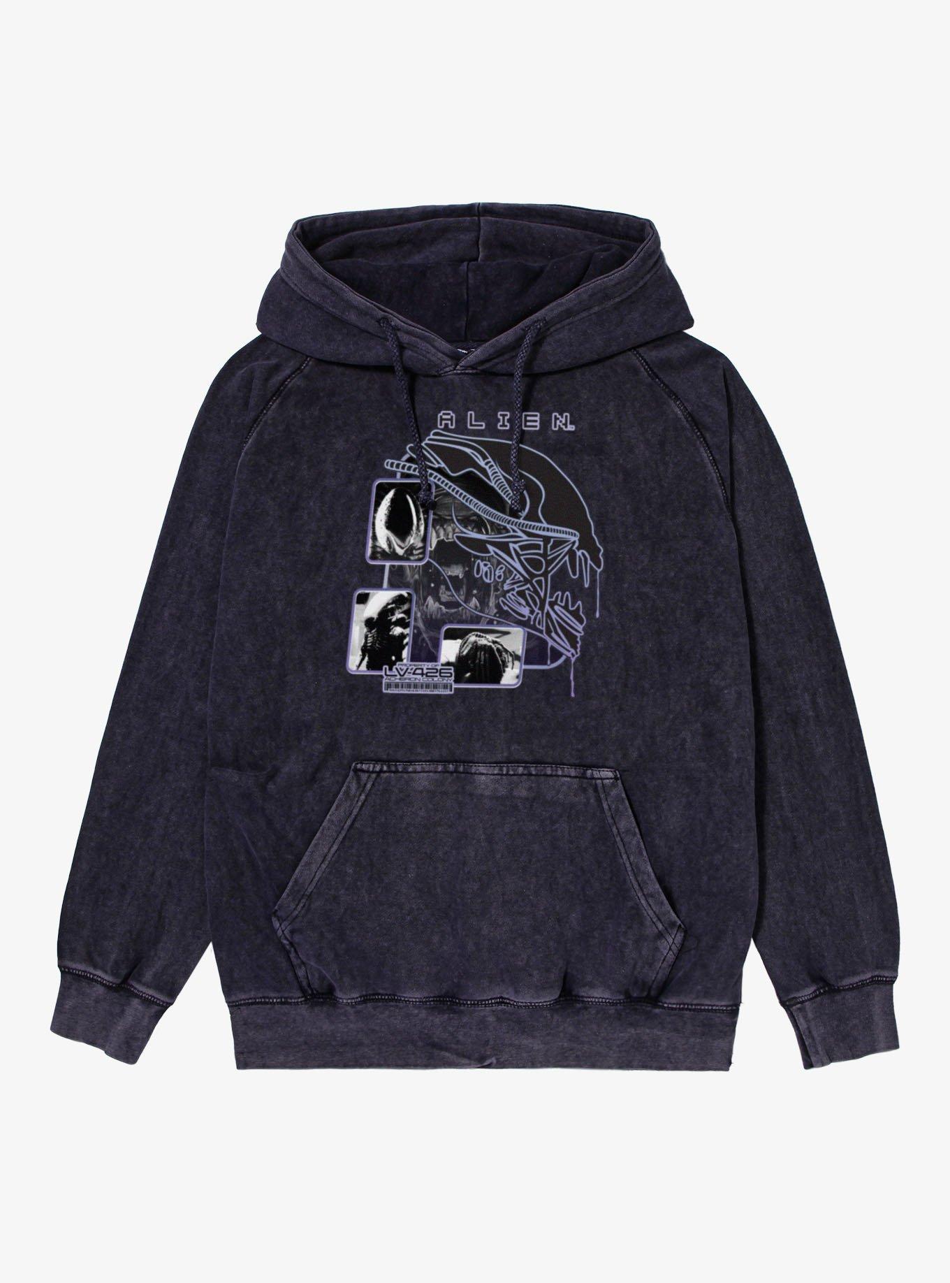 Alien LV-426 Life Cycles Adheron Colony Mineral Wash Hoodie, , hi-res
