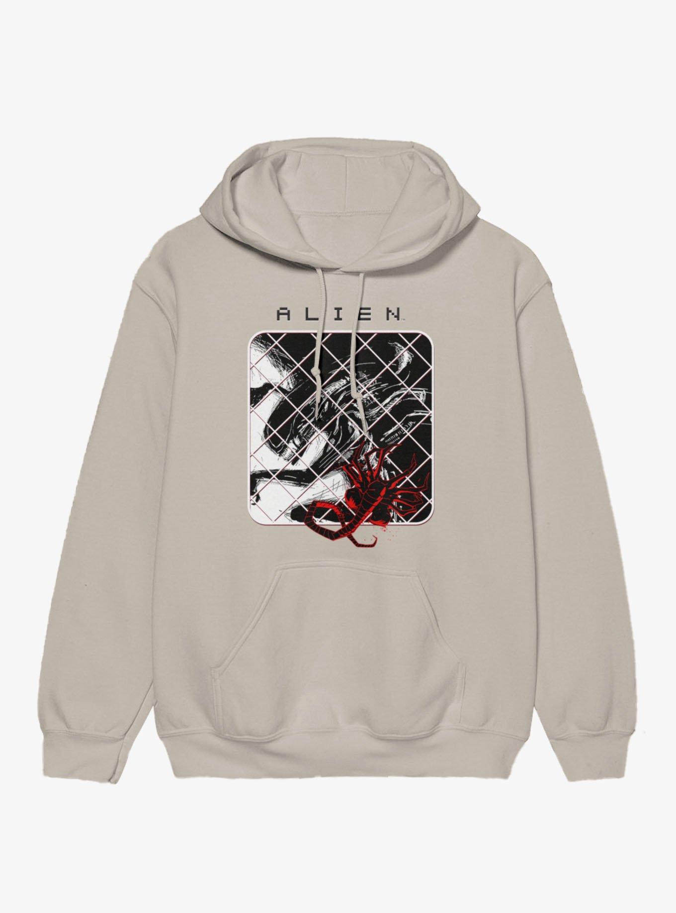 Alien Xenomorph Pop Face Hugger Hoodie, SAND, hi-res view 1