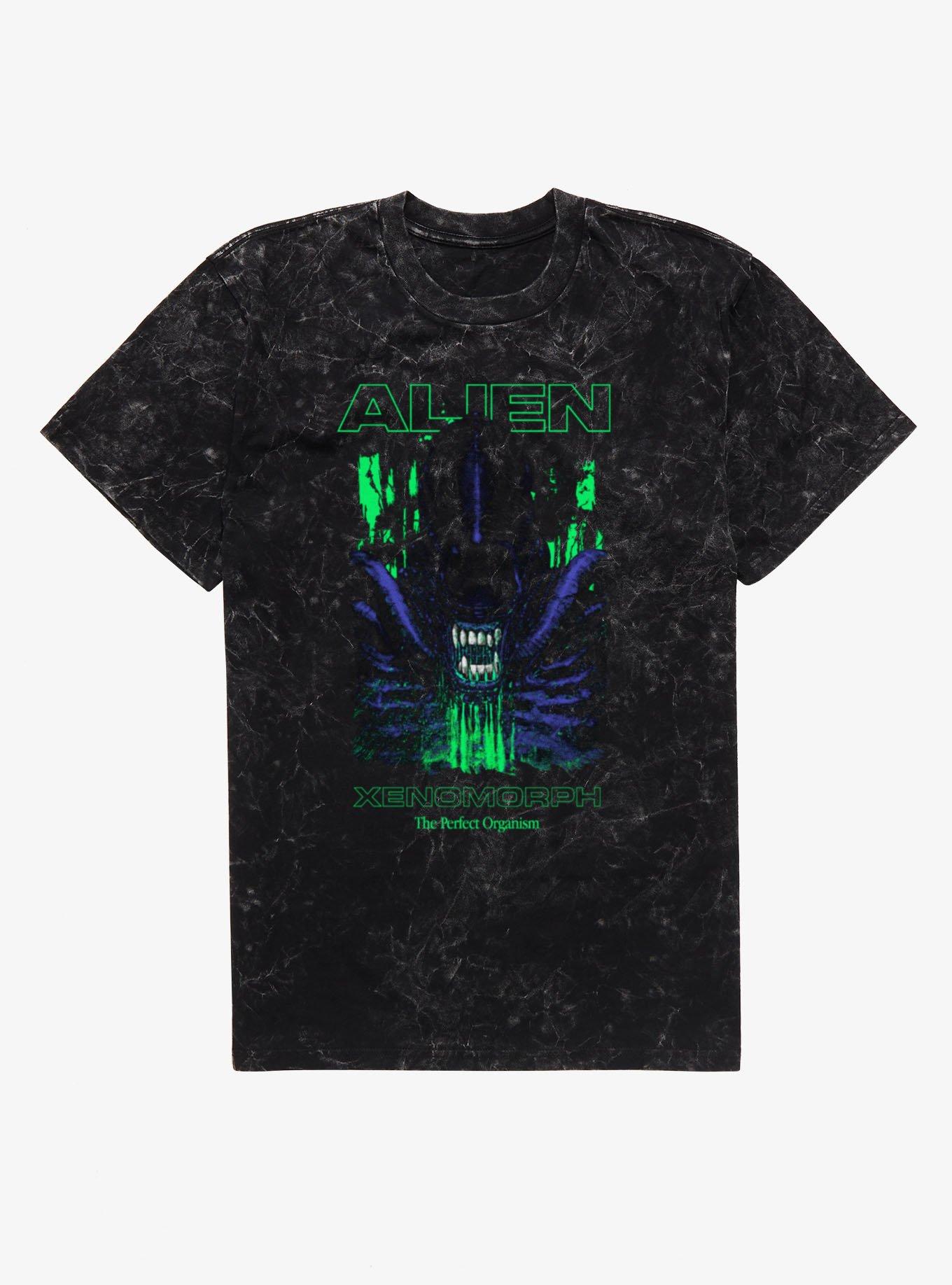 Alien Xenomorph The Perfect Organism Mineral Wash T-Shirt, , hi-res