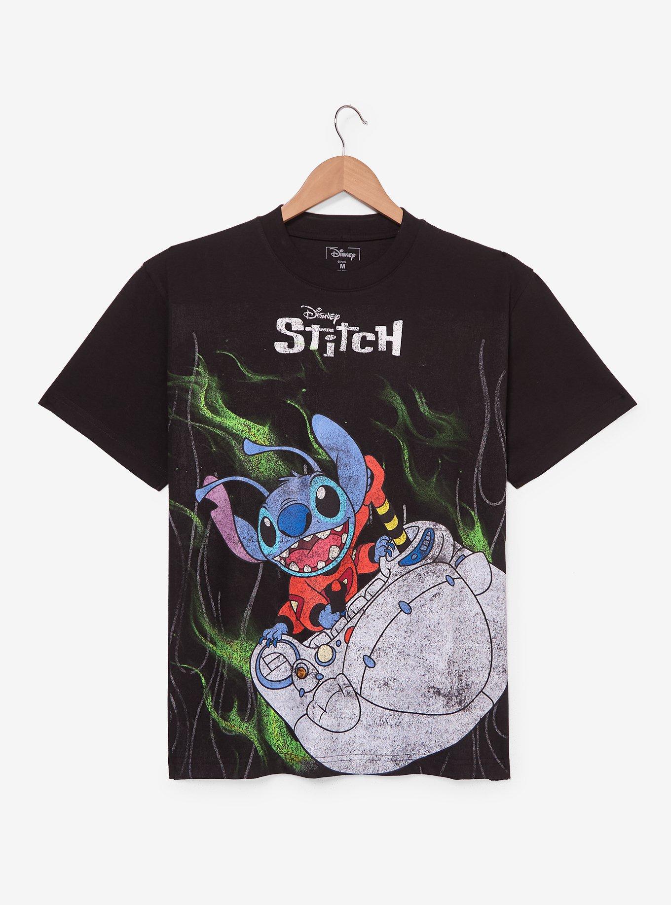 Disney Lilo & Stitch Spaceship Stitch T-Shirt - BoxLunch Exclusive, , hi-res
