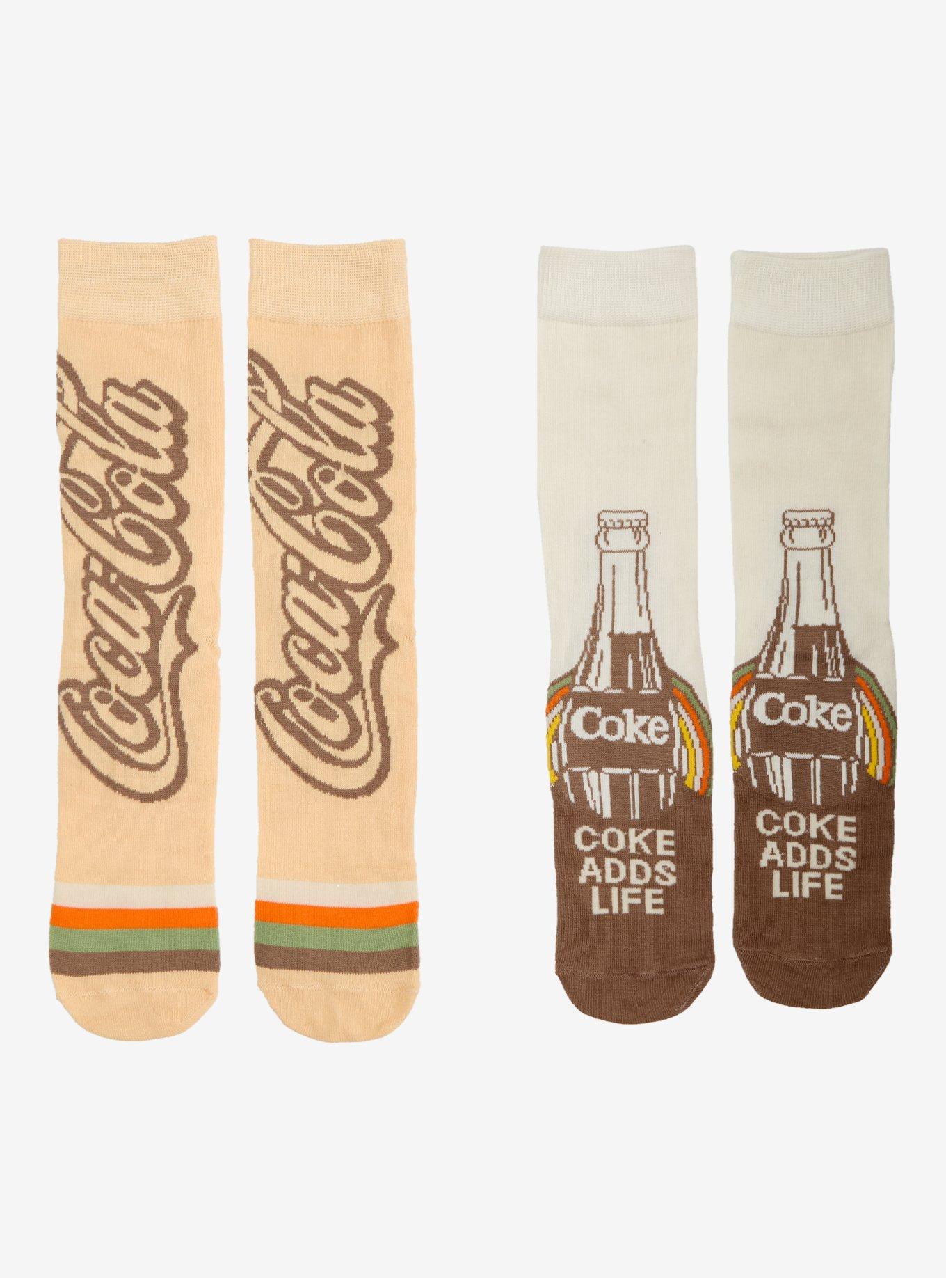 Coca-Cola Classic Crew Socks 2 Pair, , hi-res