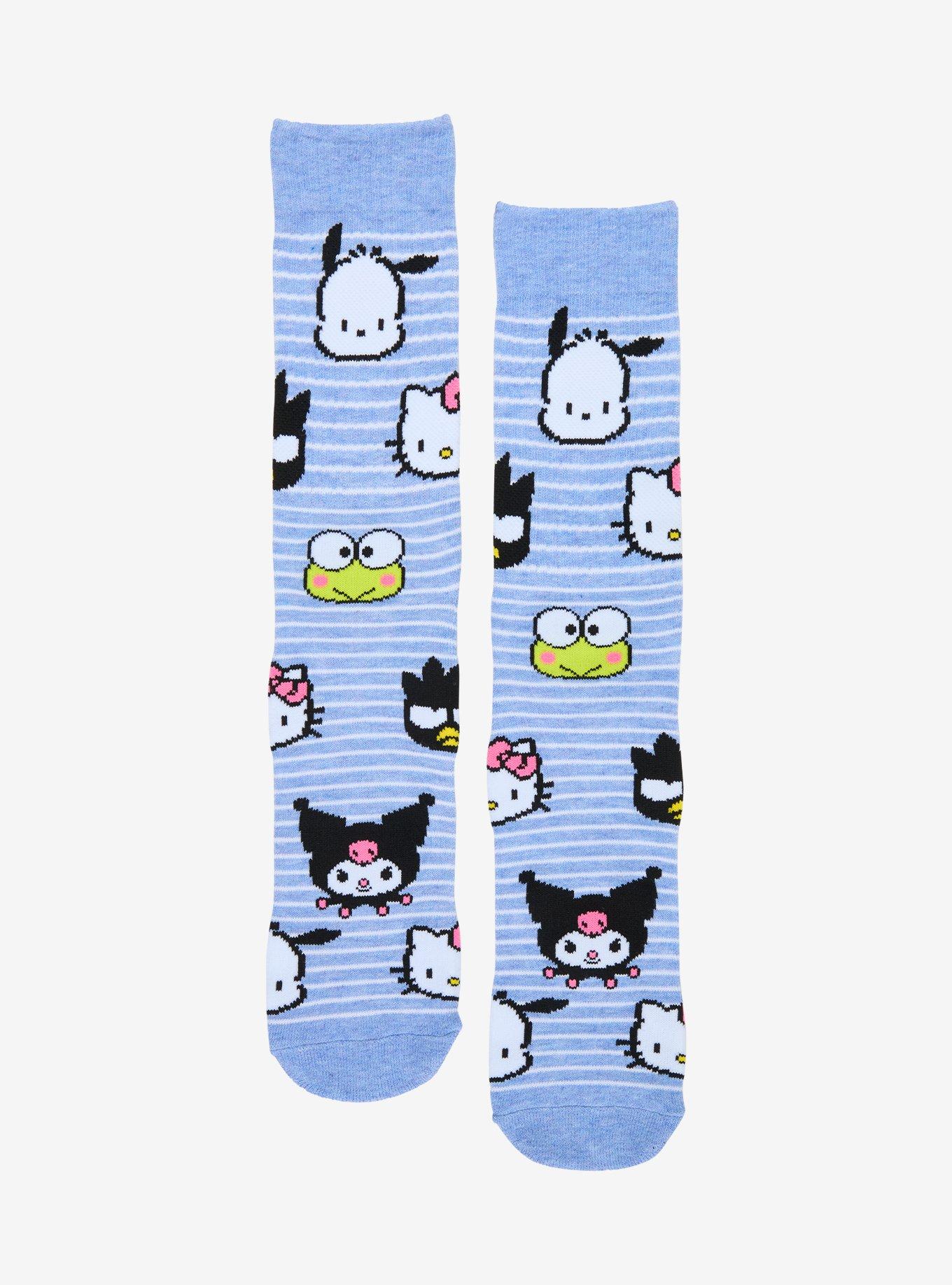 Hello Kitty And Friends Stripe Crew Socks, , hi-res