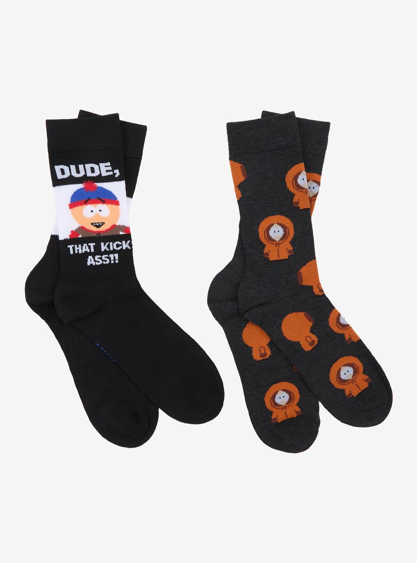 South Park Stan & Kenny Crew Socks 2 Pair, , hi-res