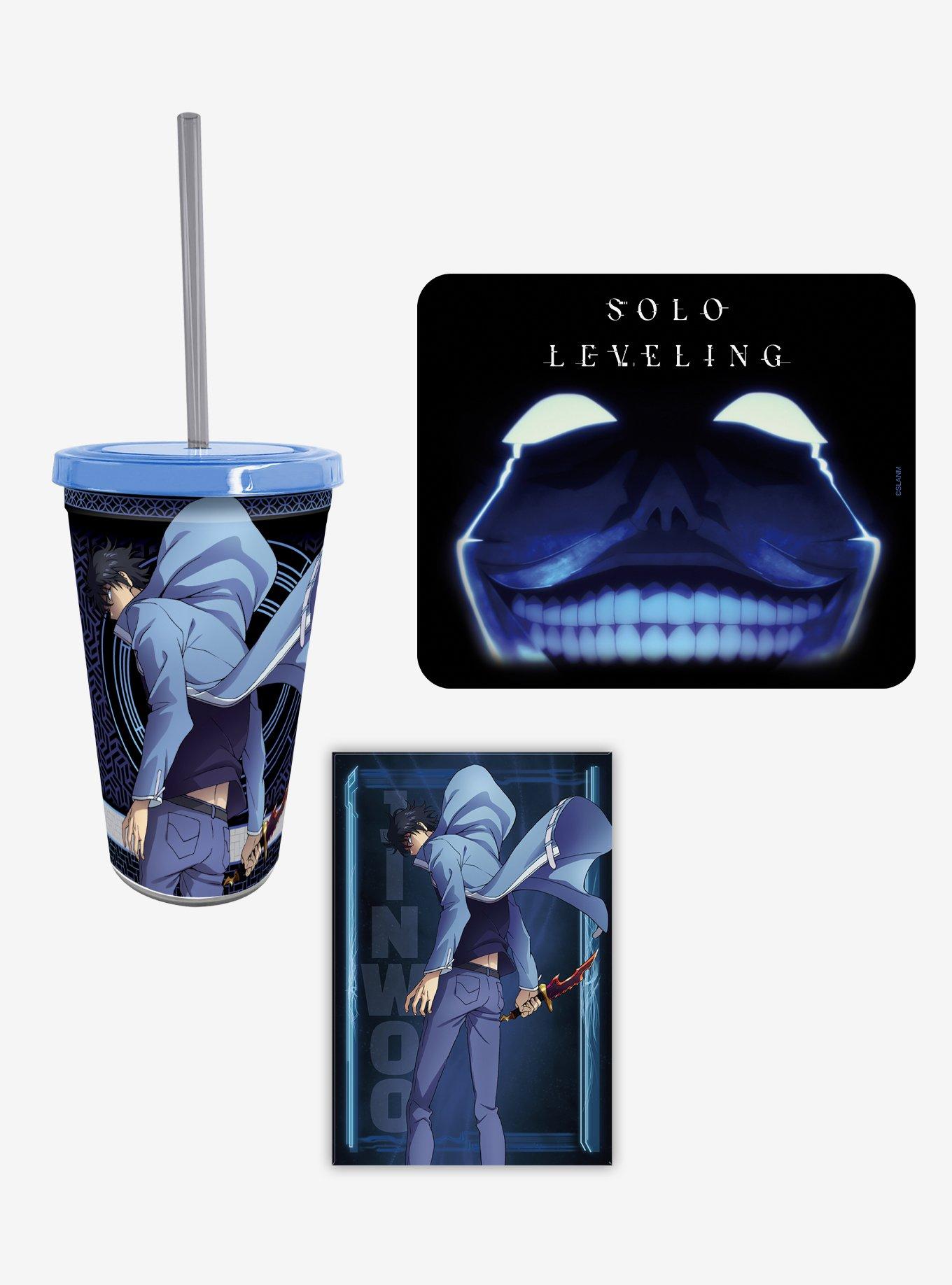 Solo Leveling Mousepad Tumbler & Magnet Bundle, , hi-res