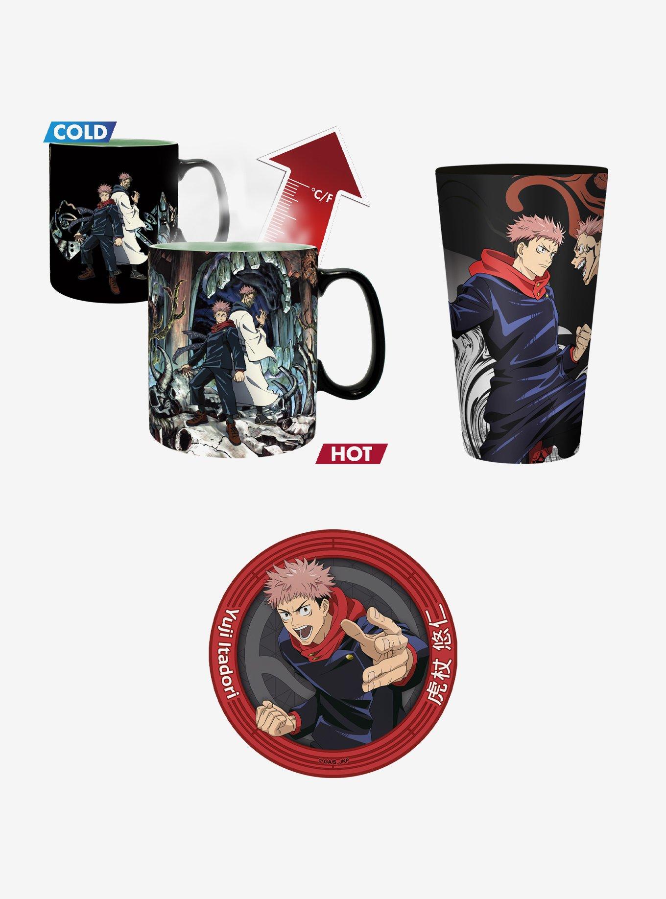 Jujutsu Kaisen Mug Glass & Coaster Bundle, , hi-res