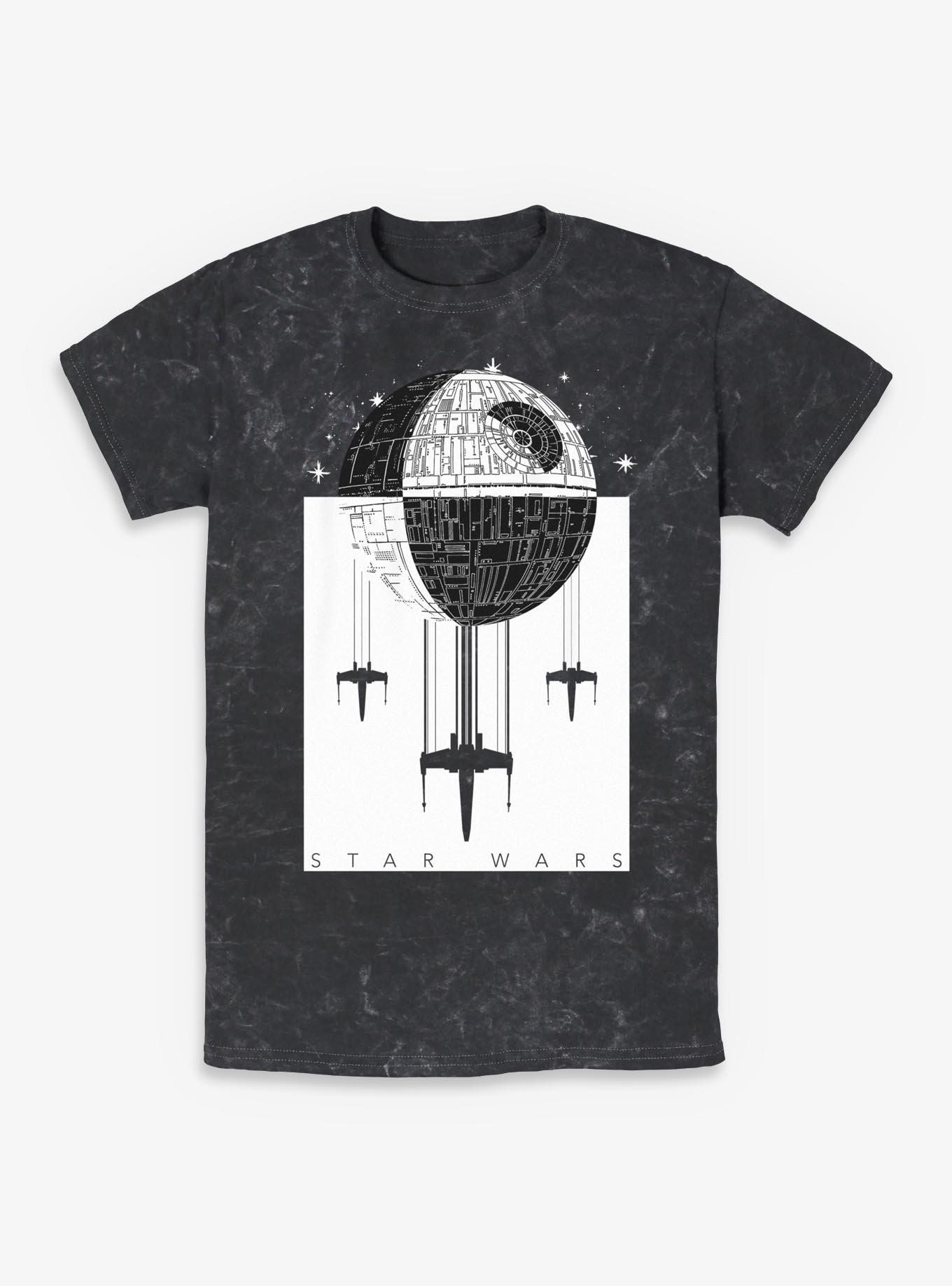 Star Wars Death Star Battle Mineral Wash T-Shirt, , hi-res