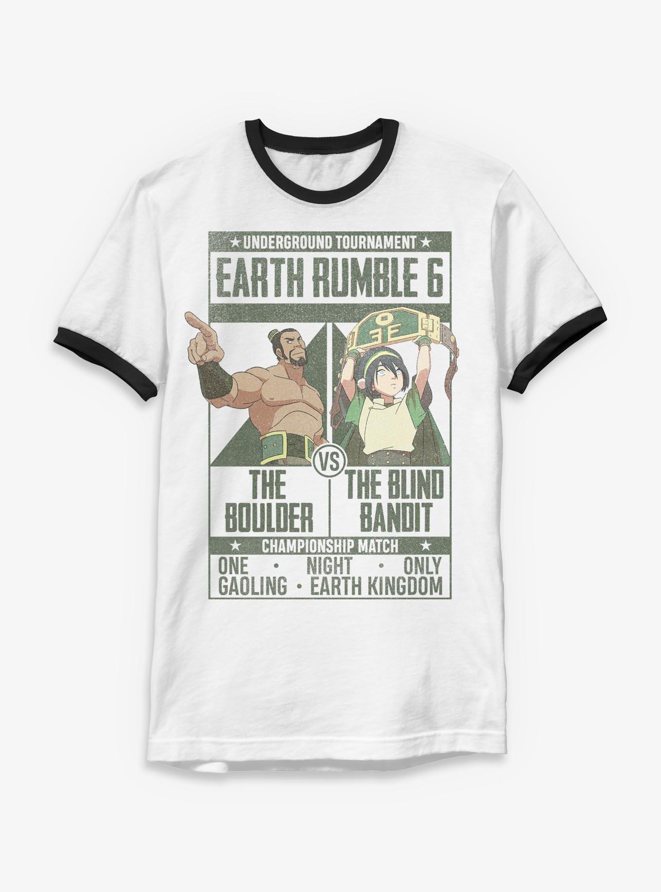 Avatar: The Last Airbender Earth Rumble 6 Ringer T-Shirt, , hi-res