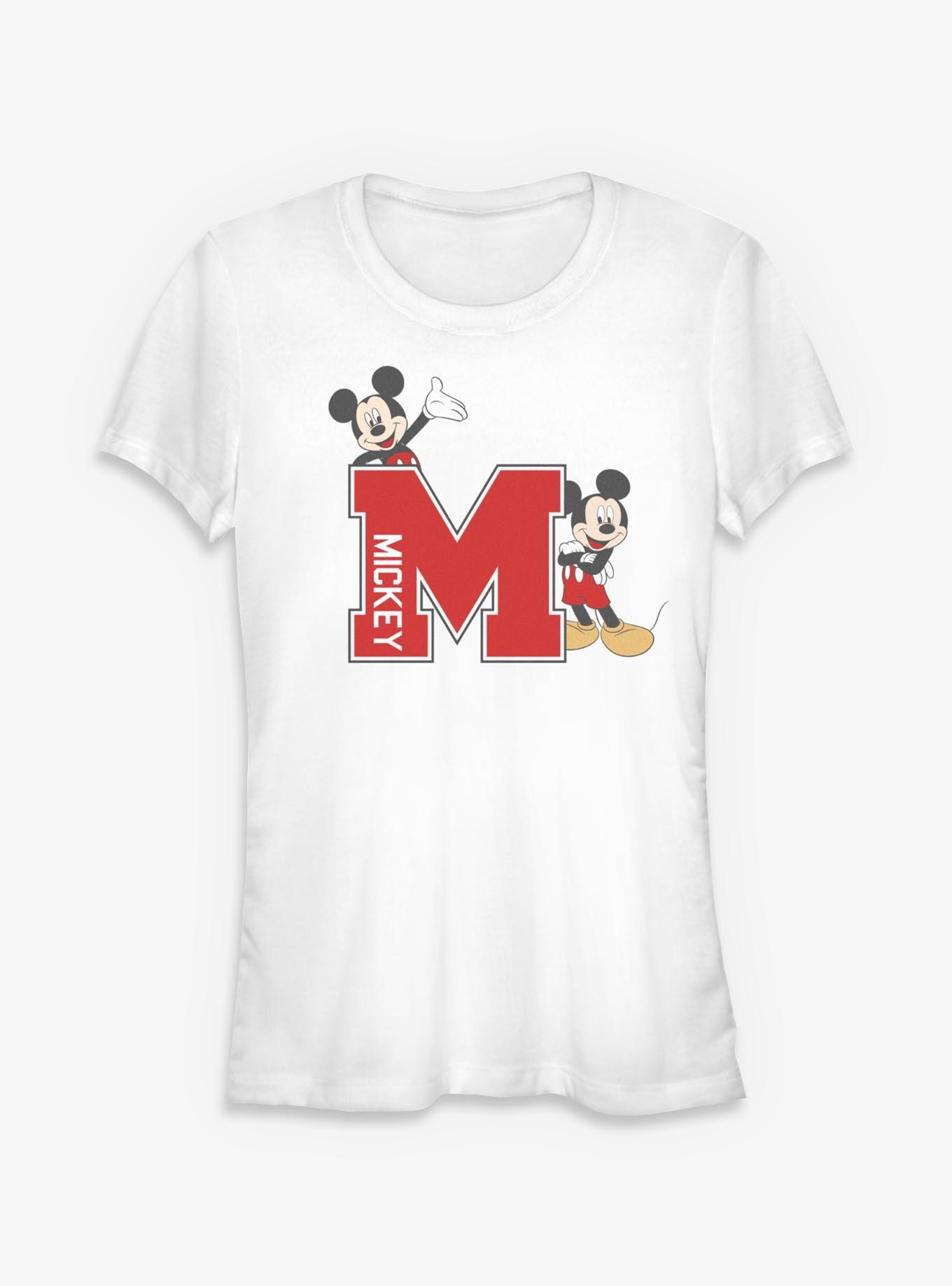Disney Mickey Mouse M Varsity Girls T-Shirt, , hi-res