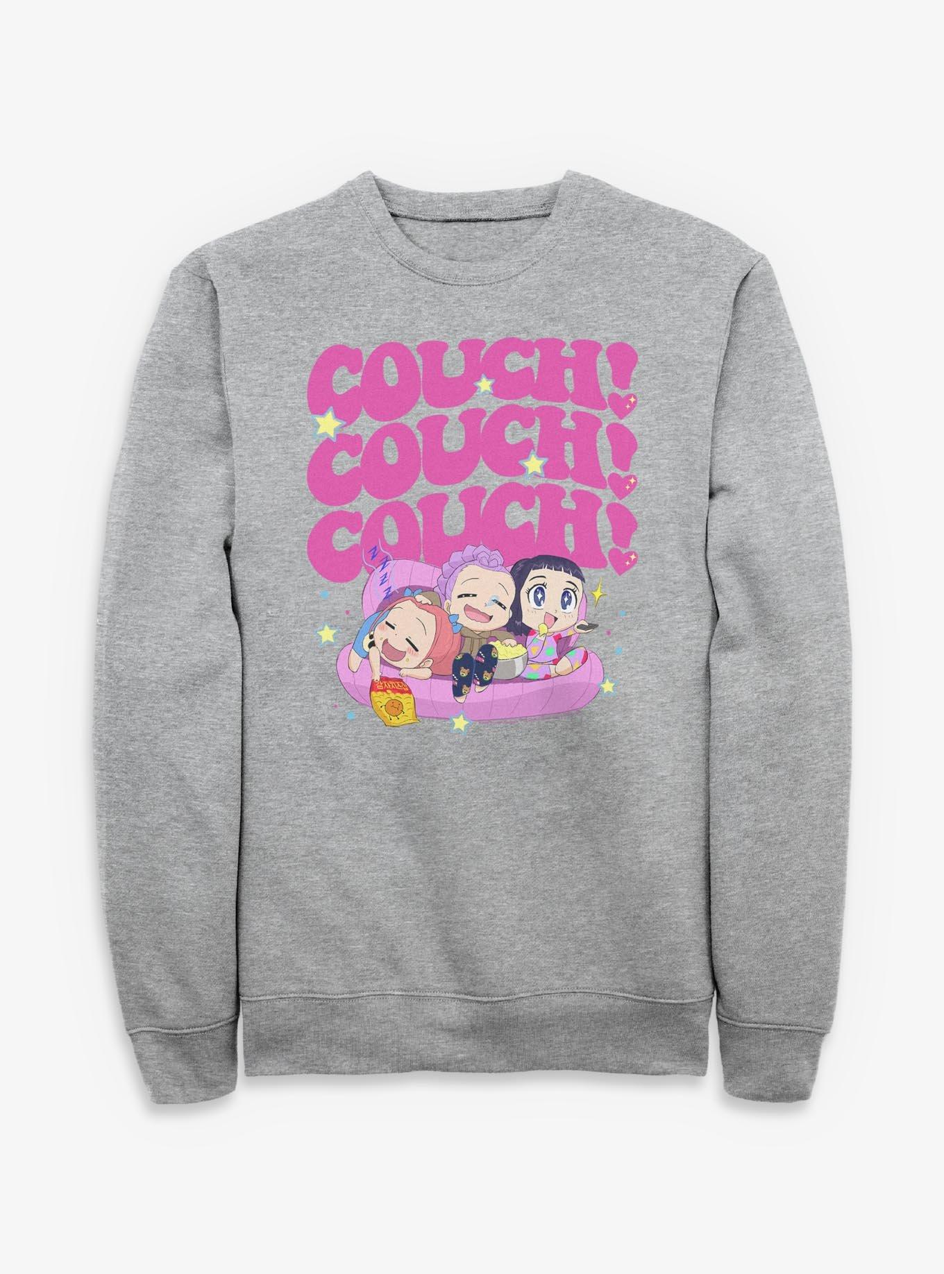 KPop Demon Hunters HUNTR/X Chibi Couch Snacking Sweatshirt, , hi-res