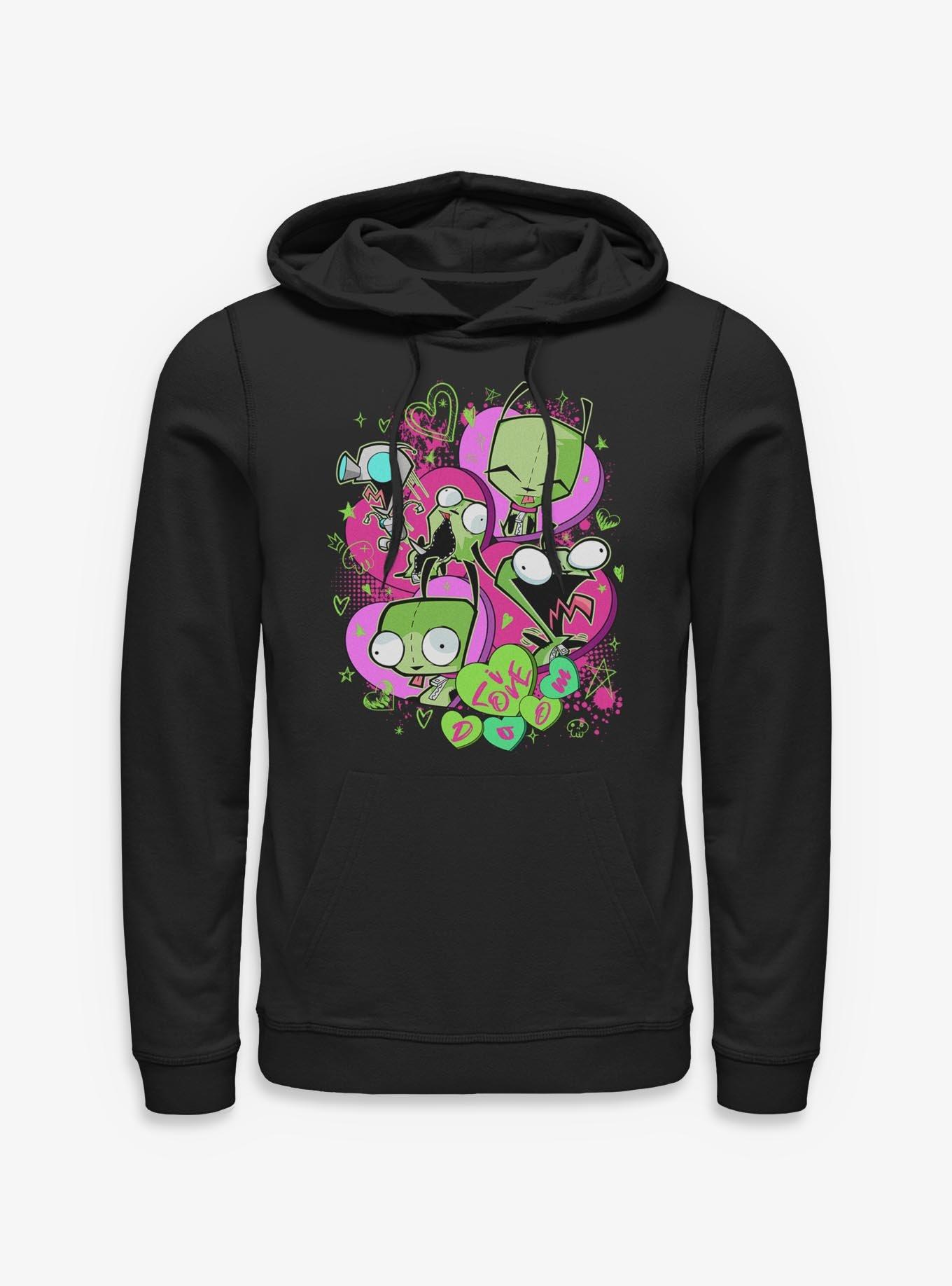 Invader ZIM I Love Doom Gir Hoodie, , hi-res