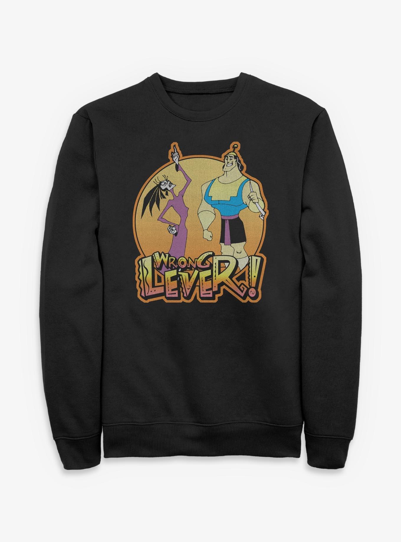 Disney The Emperor's New Groove Wrong Lever Sweatshirt, , hi-res