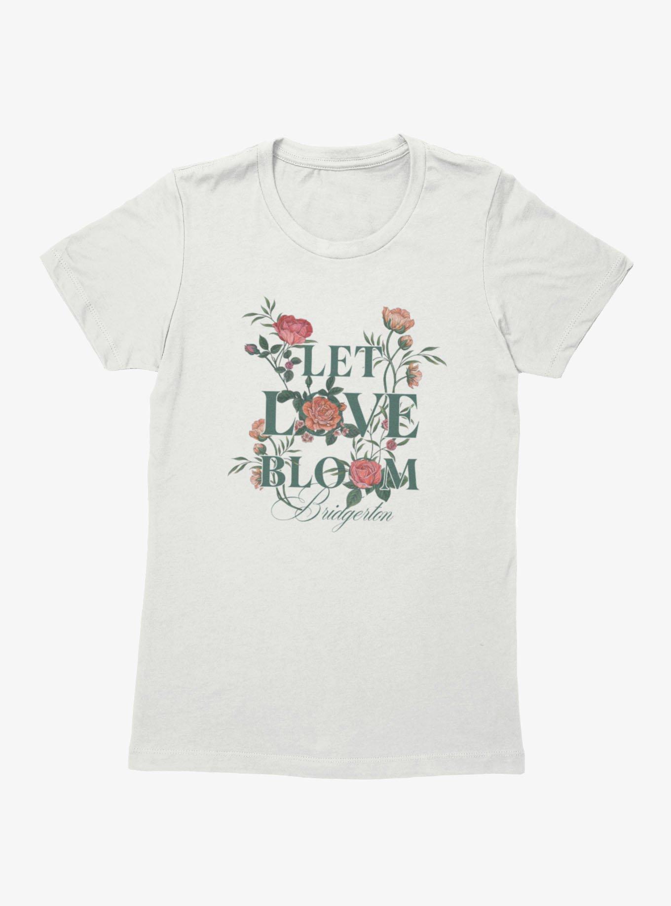 Bridgerton Let Love Bloom Floral Womens T-Shirt, , hi-res