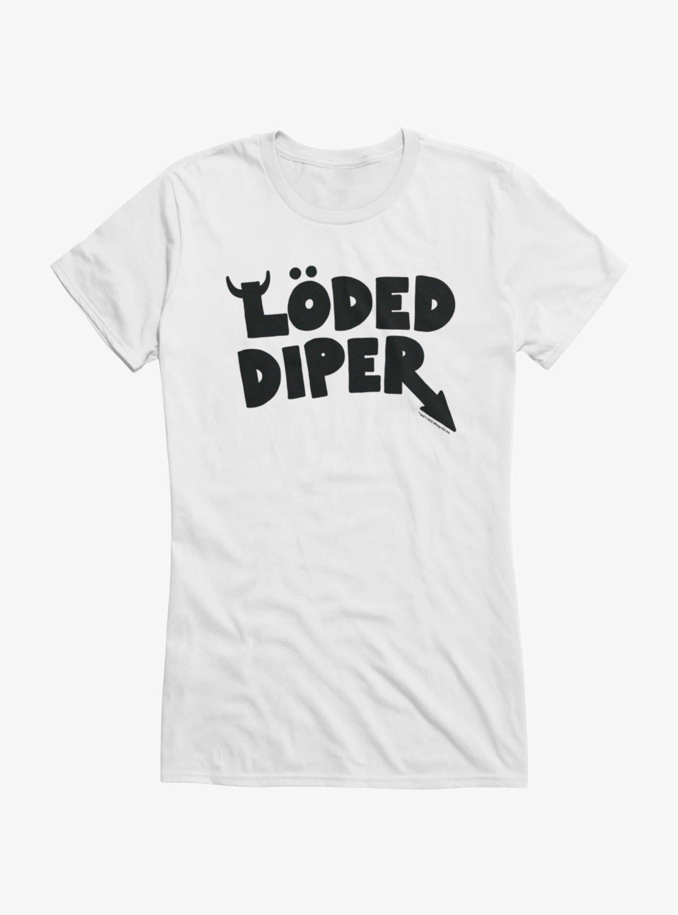 Diary Of A Wimpy Kid Loded Diper (Loaded Diaper) Girls T-Shirt, , hi-res