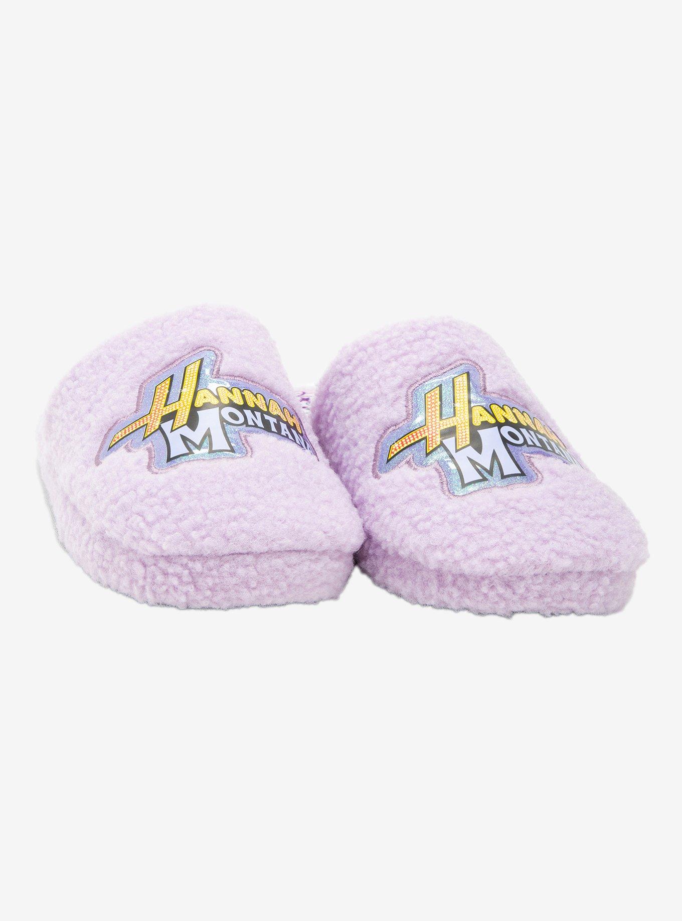 Disney Hannah Montana Logo Sherpa Women's Slippers