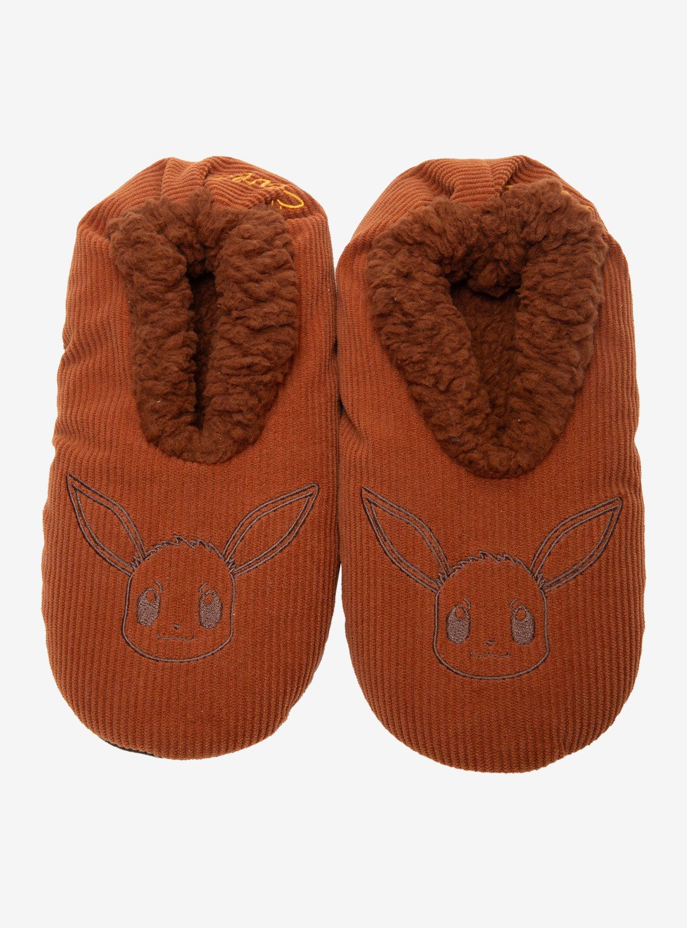 Pokémon Eevee Corduroy Slipper Socks - BoxLunch Exclusive