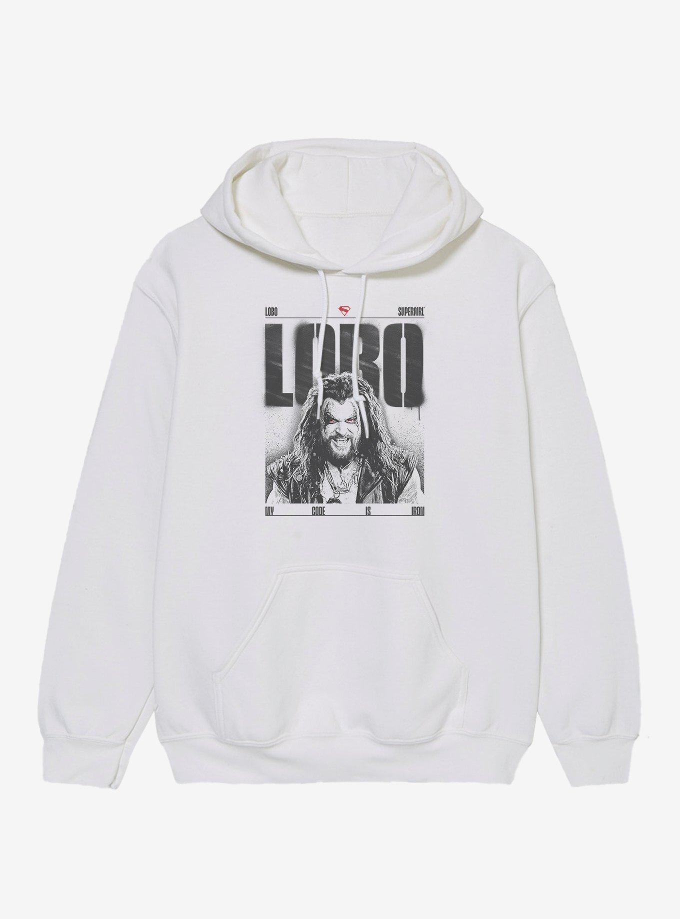 Supergirl Lobo Hoodie, , hi-res