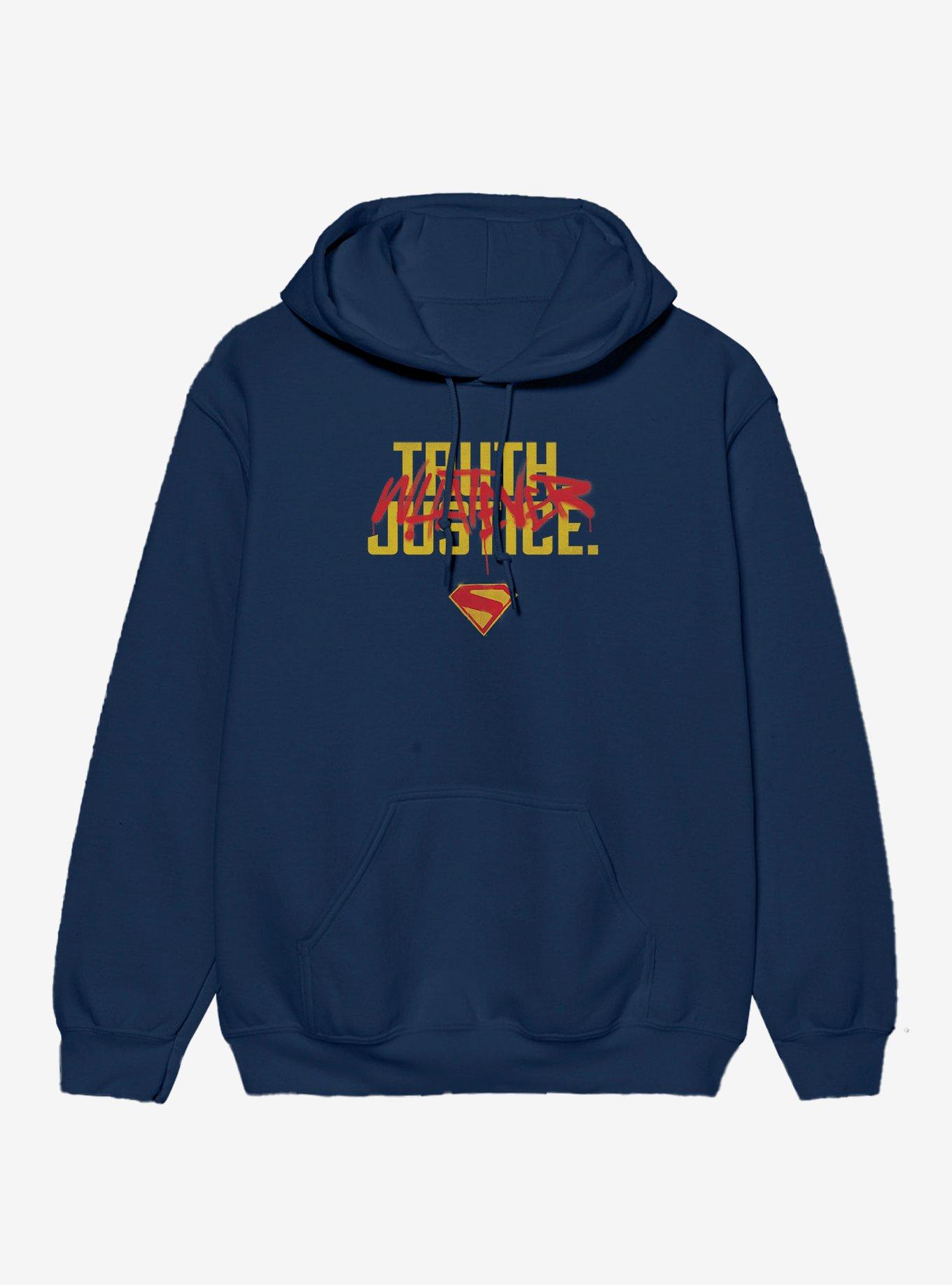 Supergirl Truth Justice Whatever Hoodie, , hi-res