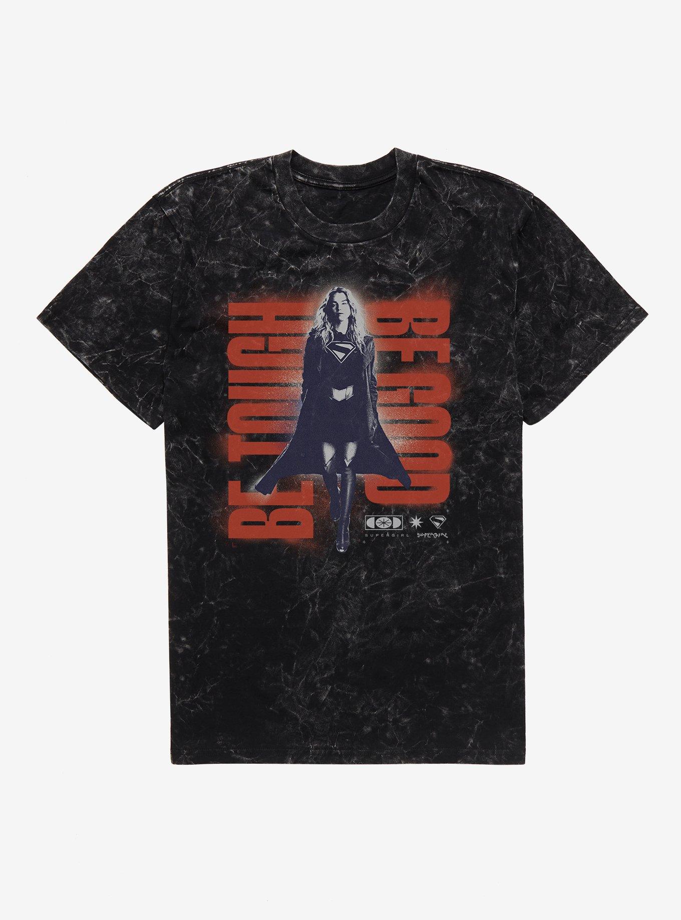 Supergirl Be Tough Be Good Mineral Wash T-Shirt, , hi-res