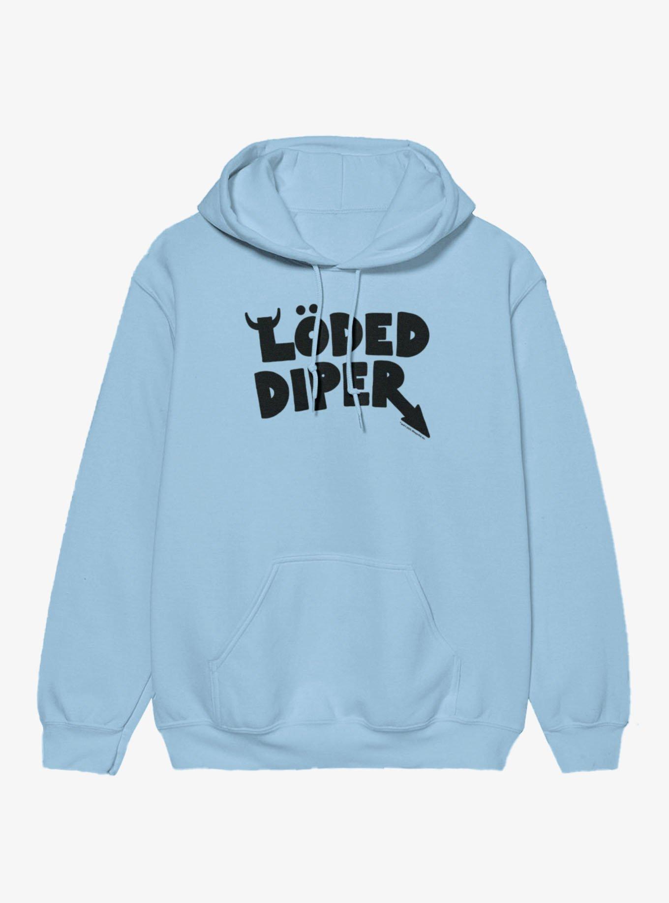 Diary Of A Wimpy Kid Loded Diper Band Logo Hoodie, , hi-res