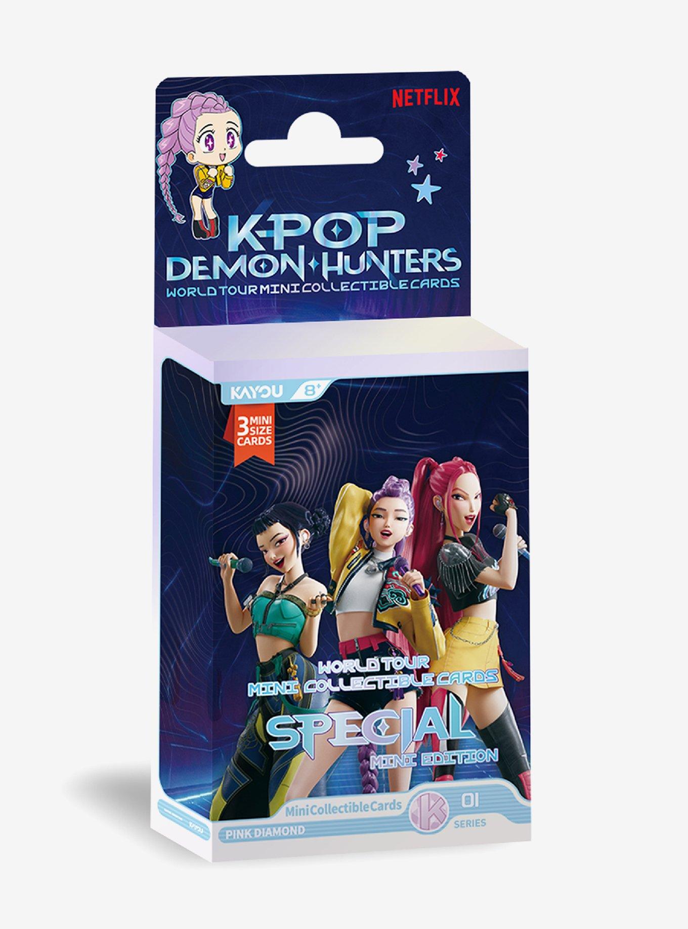 Kayou KPop Demon Hunters World Tour Mini Pink Diamond Collectible Cards