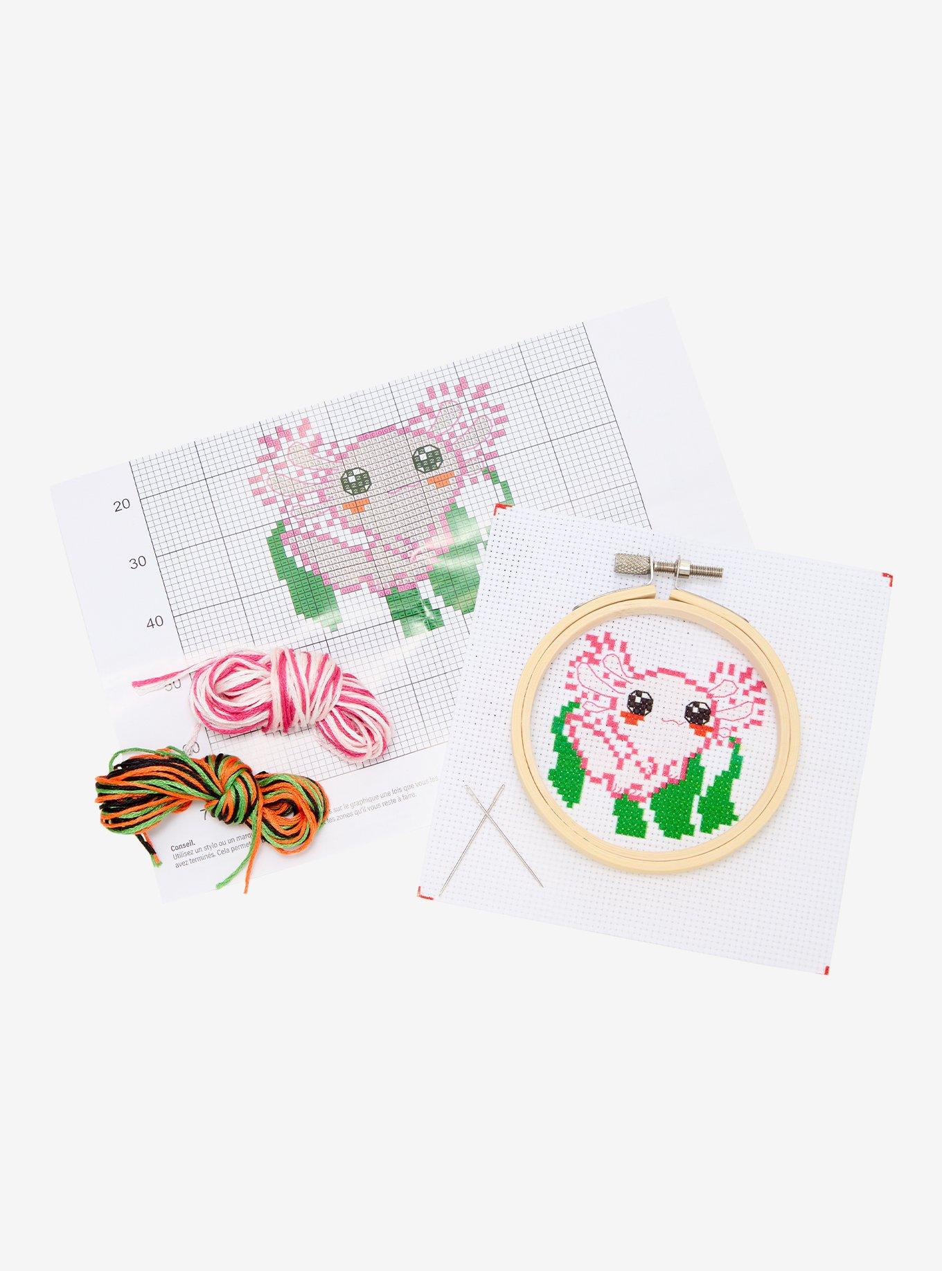Axolotl Cross-Stitch Kit, , hi-res