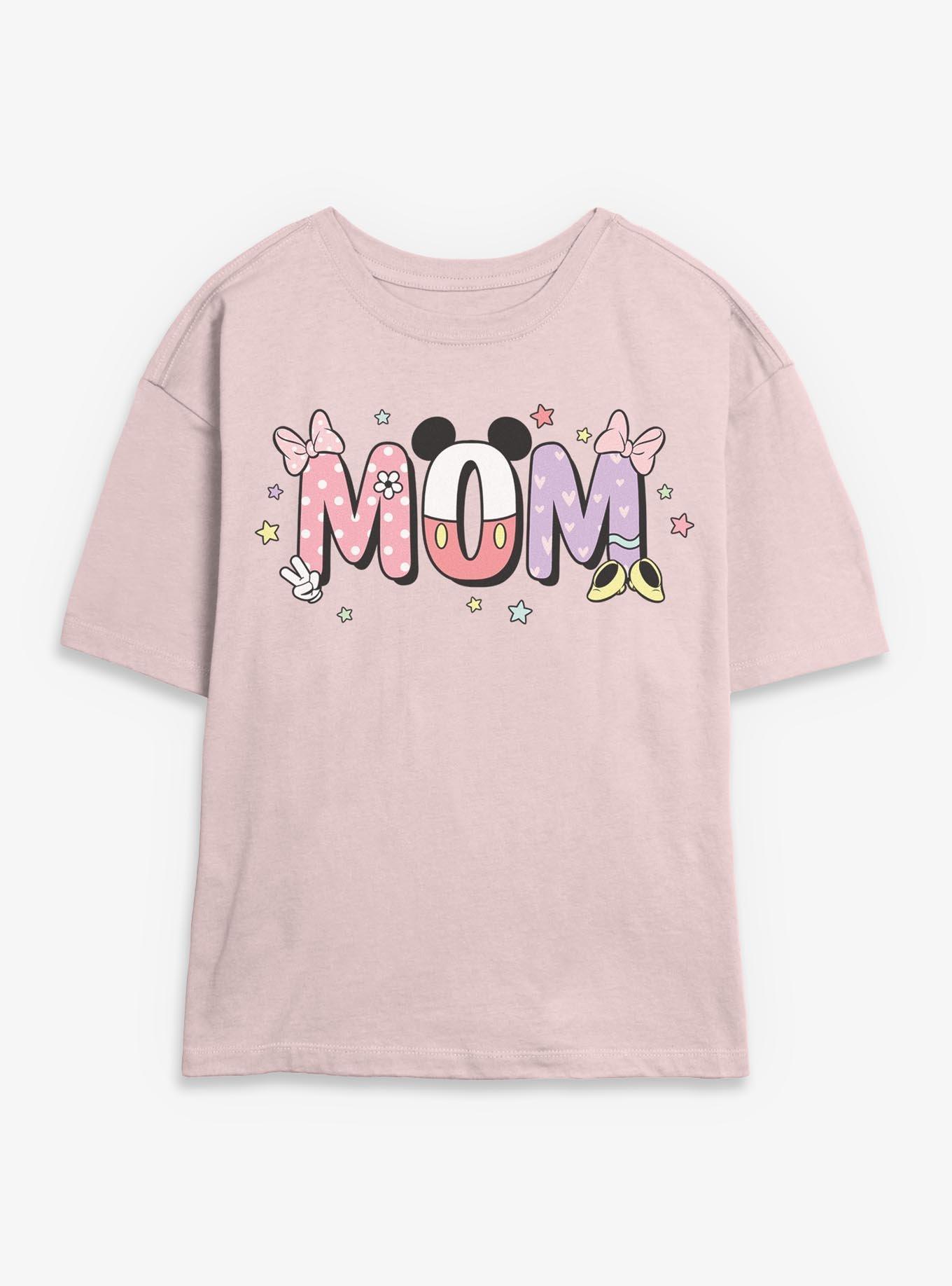 Disney Mickey Mouse & Minnie Mouse Mom Outfit Fill Womens Skimmer T-Shirt, , hi-res