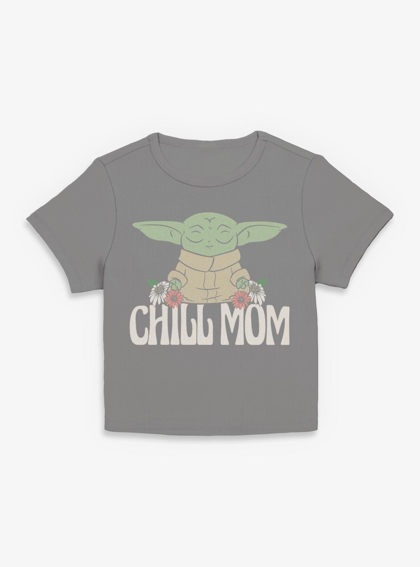 Star Wars The Mandalorian Chill Mom Grogu Women Baby T-Shirt, , hi-res