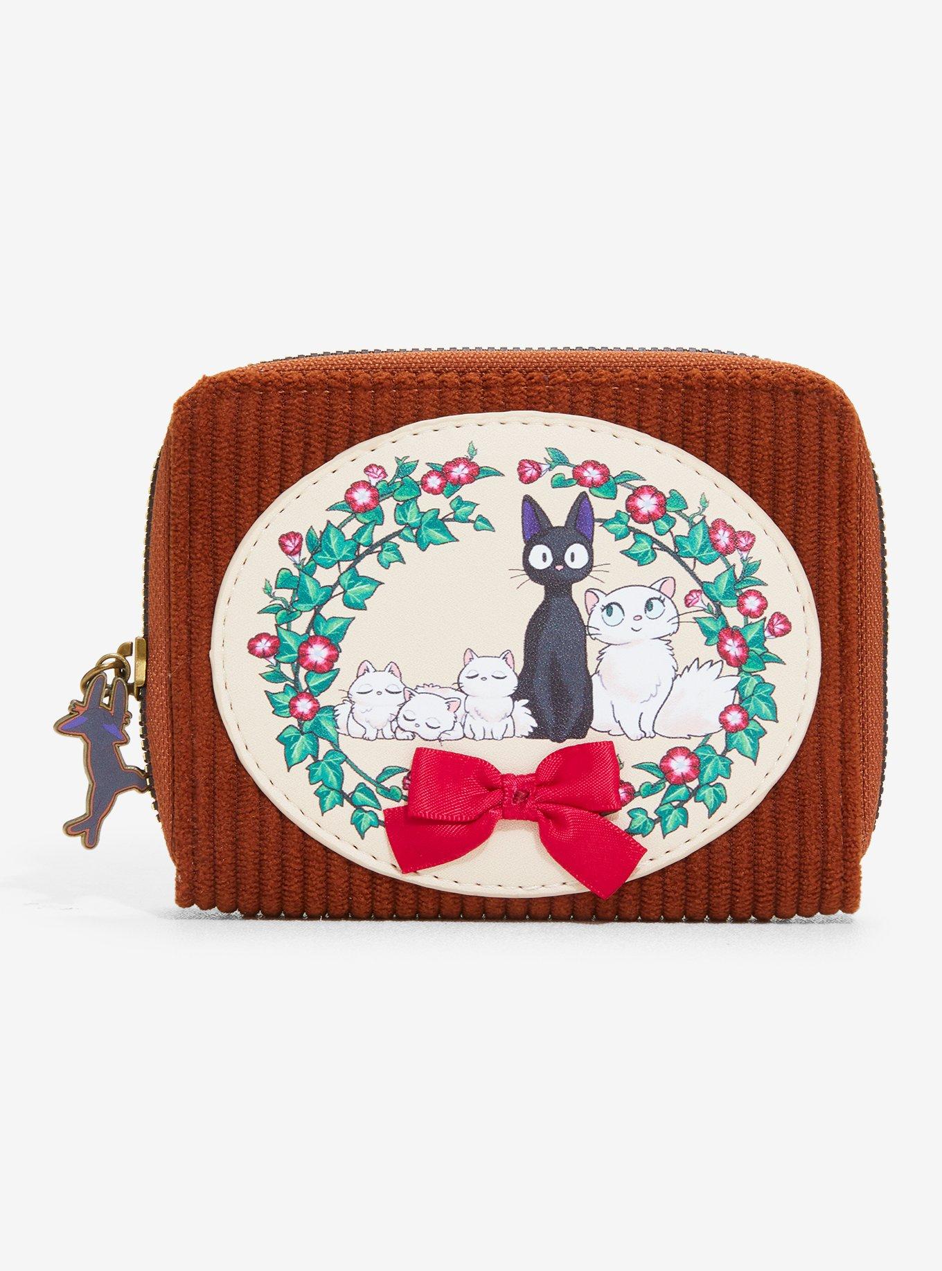 Studio Ghibli® Kiki's Delivery Service Jiji Wreath Mini Zipper