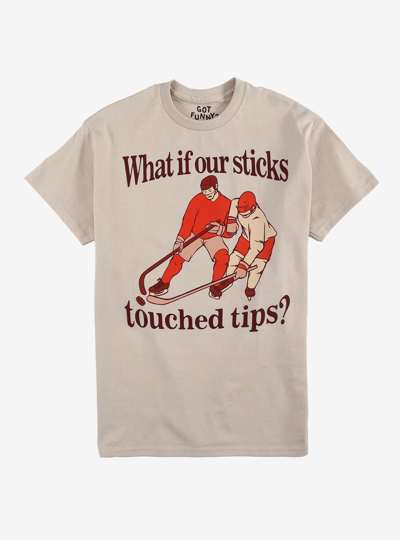 Hockey Touch Tips T-Shirt By Got Funny?, , hi-res