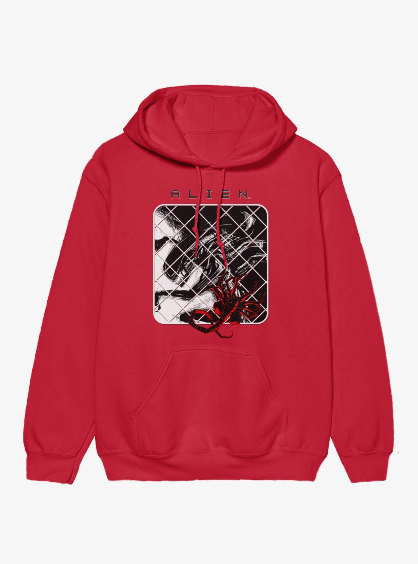 Alien Xenomorph Sketch Hoodie, , hi-res