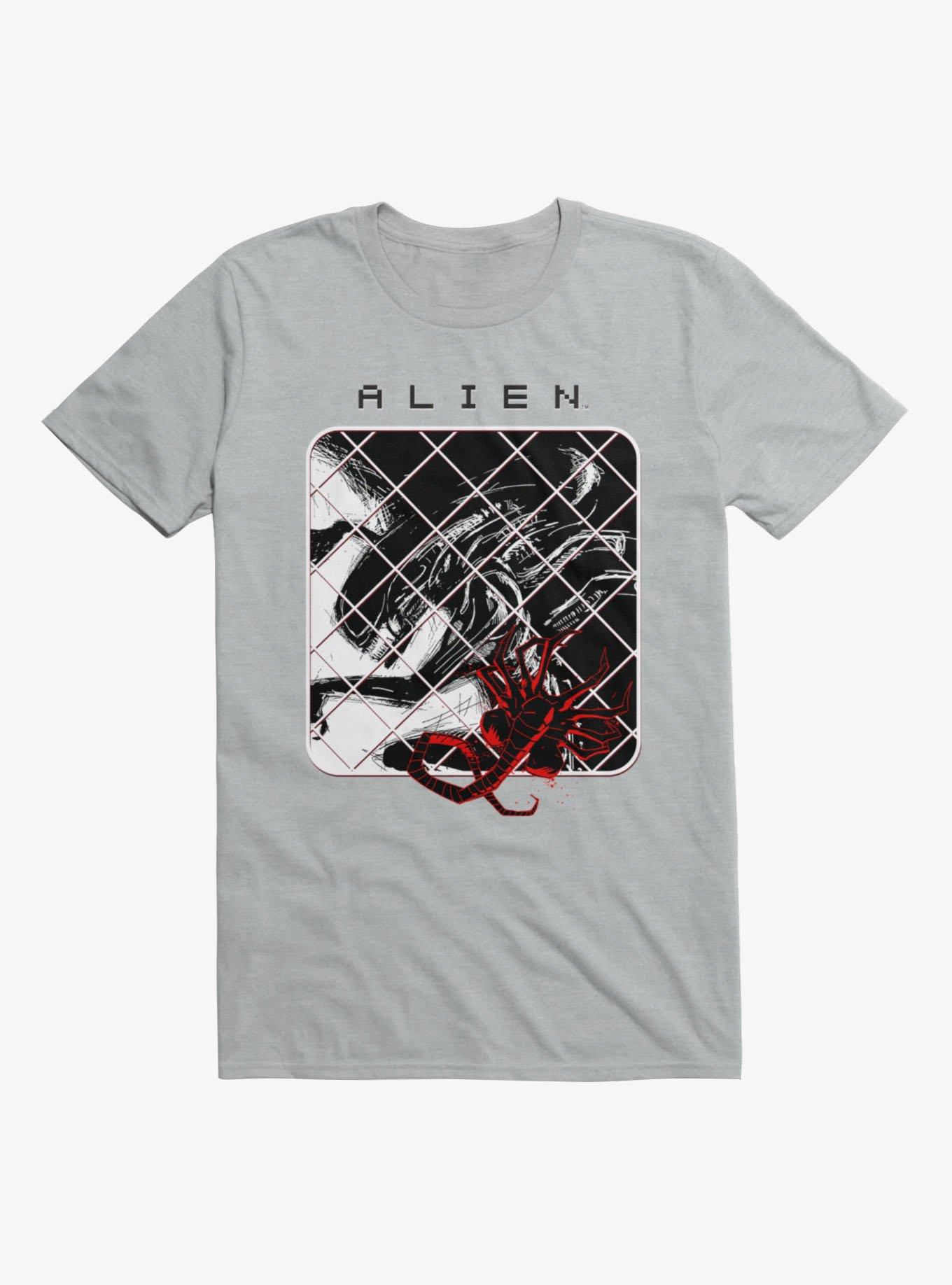 Alien Xenomorph Sketch T-Shirt, , hi-res
