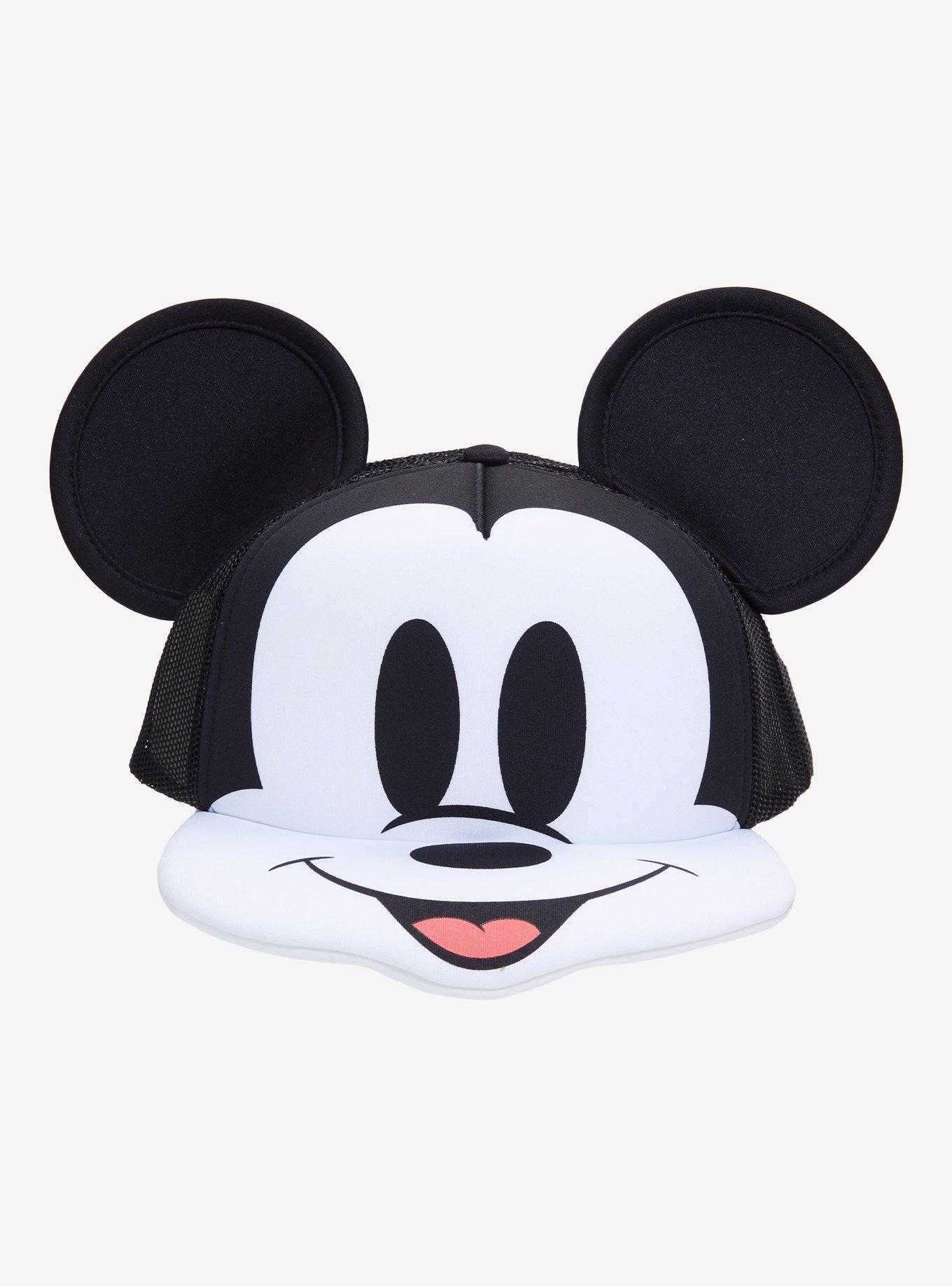 Disney Mickey Mouse Face 3D Ear Trucker Hat, , hi-res