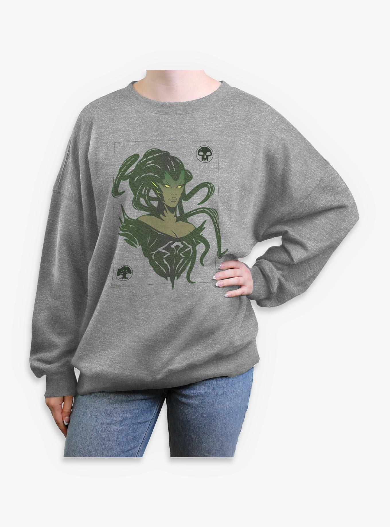 Magic: The Gathering Vraska Frame Girls Oversized Sweatshirt, , hi-res