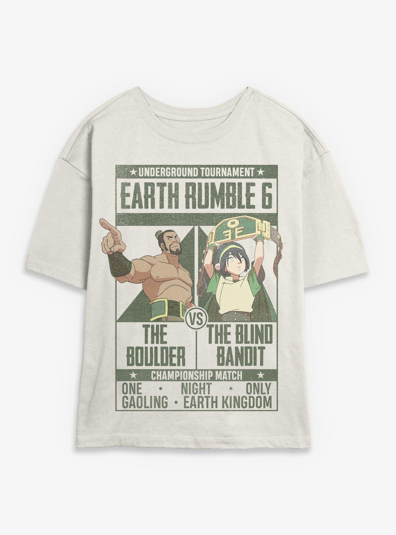 Avatar: The Last Airbender Earth Rumble 6 Girls Skimmer T-Shirt, , hi-res