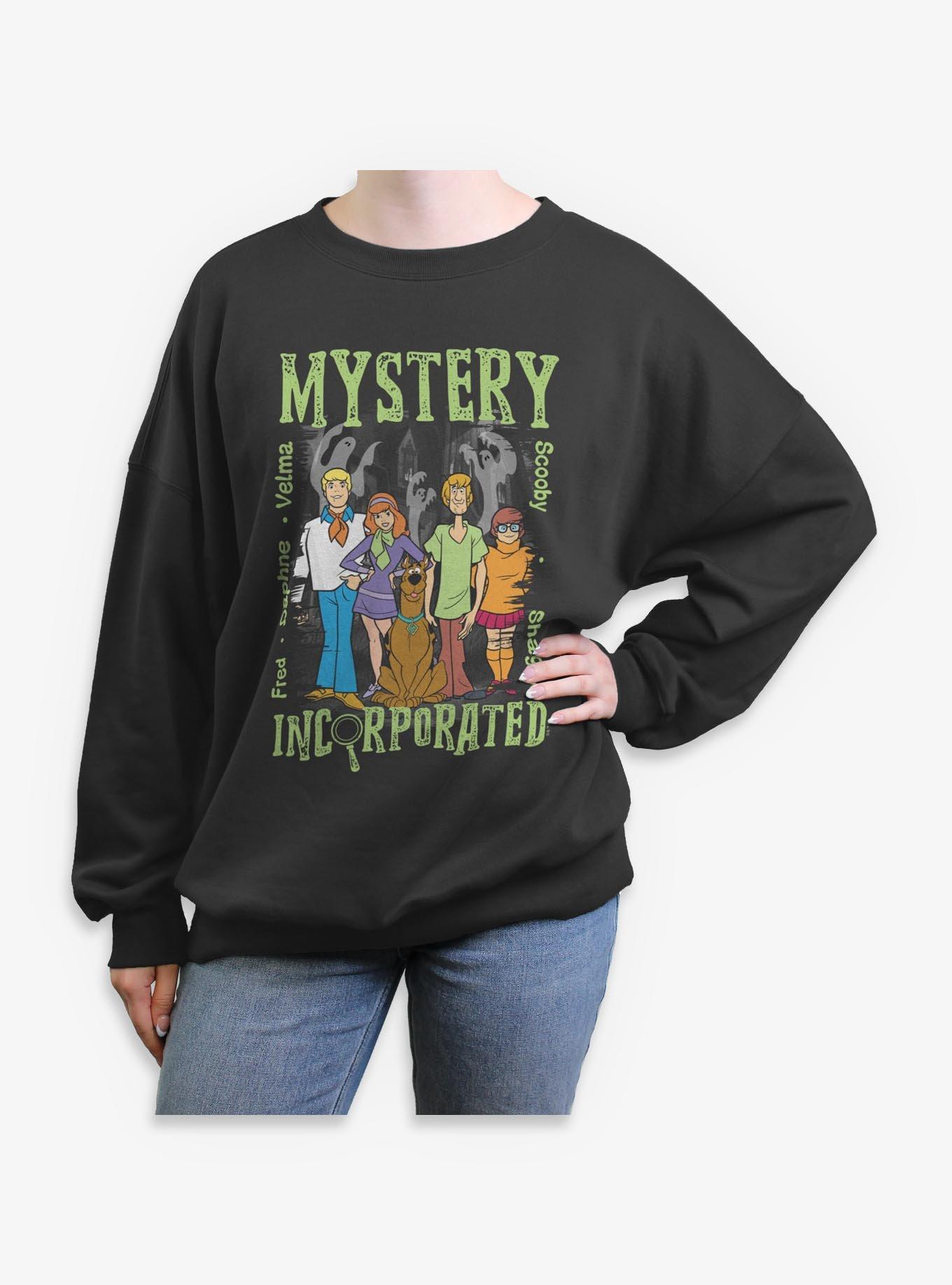 Scooby-Doo Mystery Inc Crew Girls Oversized Sweatshirt