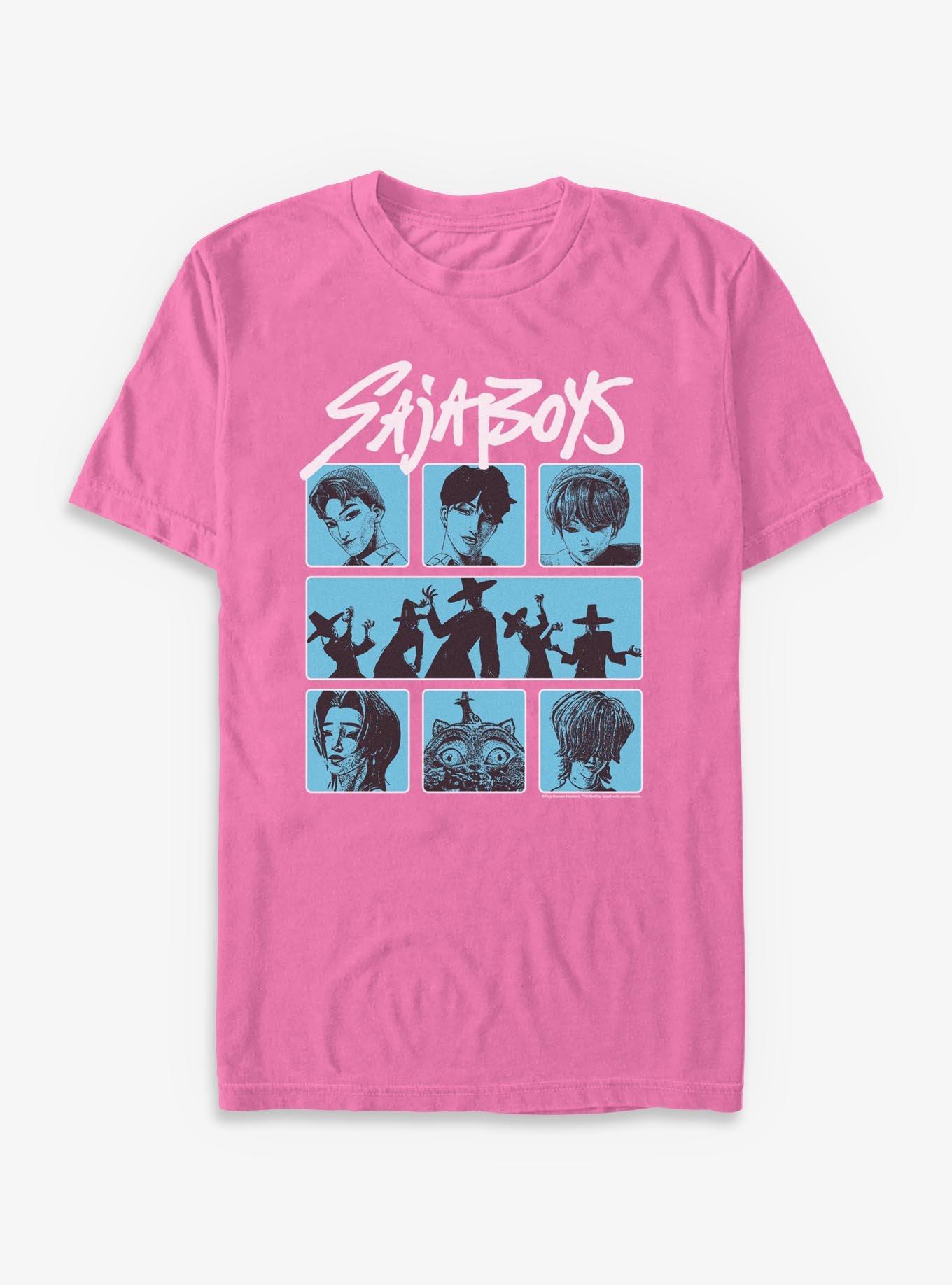 KPop Demon Hunters Saja Boys Demon Group Garment Dye T-Shirt, , hi-res