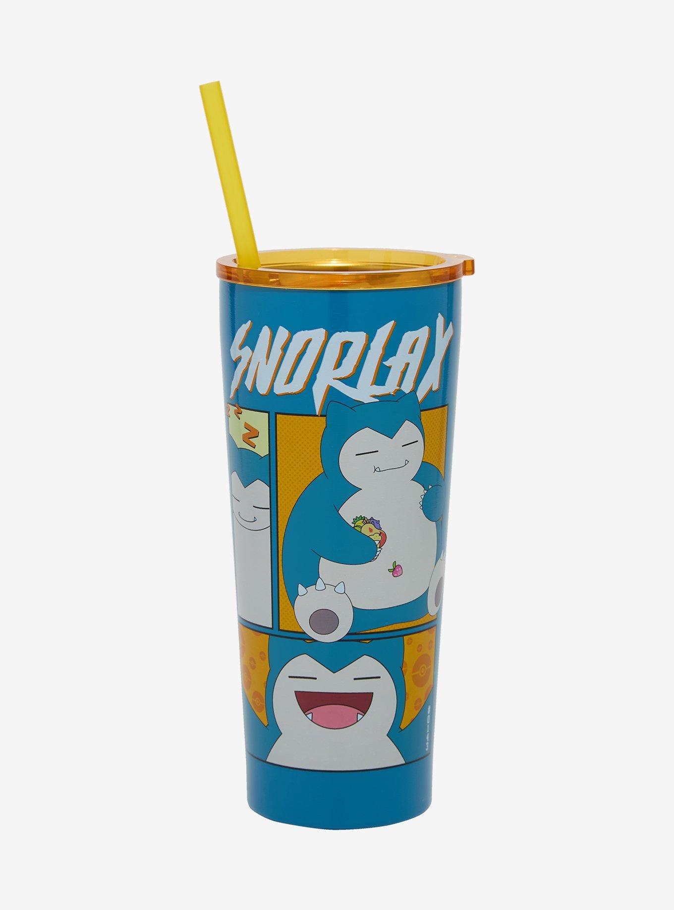Pok&eacute;mon Snorlax Multi-Portrait Travel Straw Tumbler, , hi-res