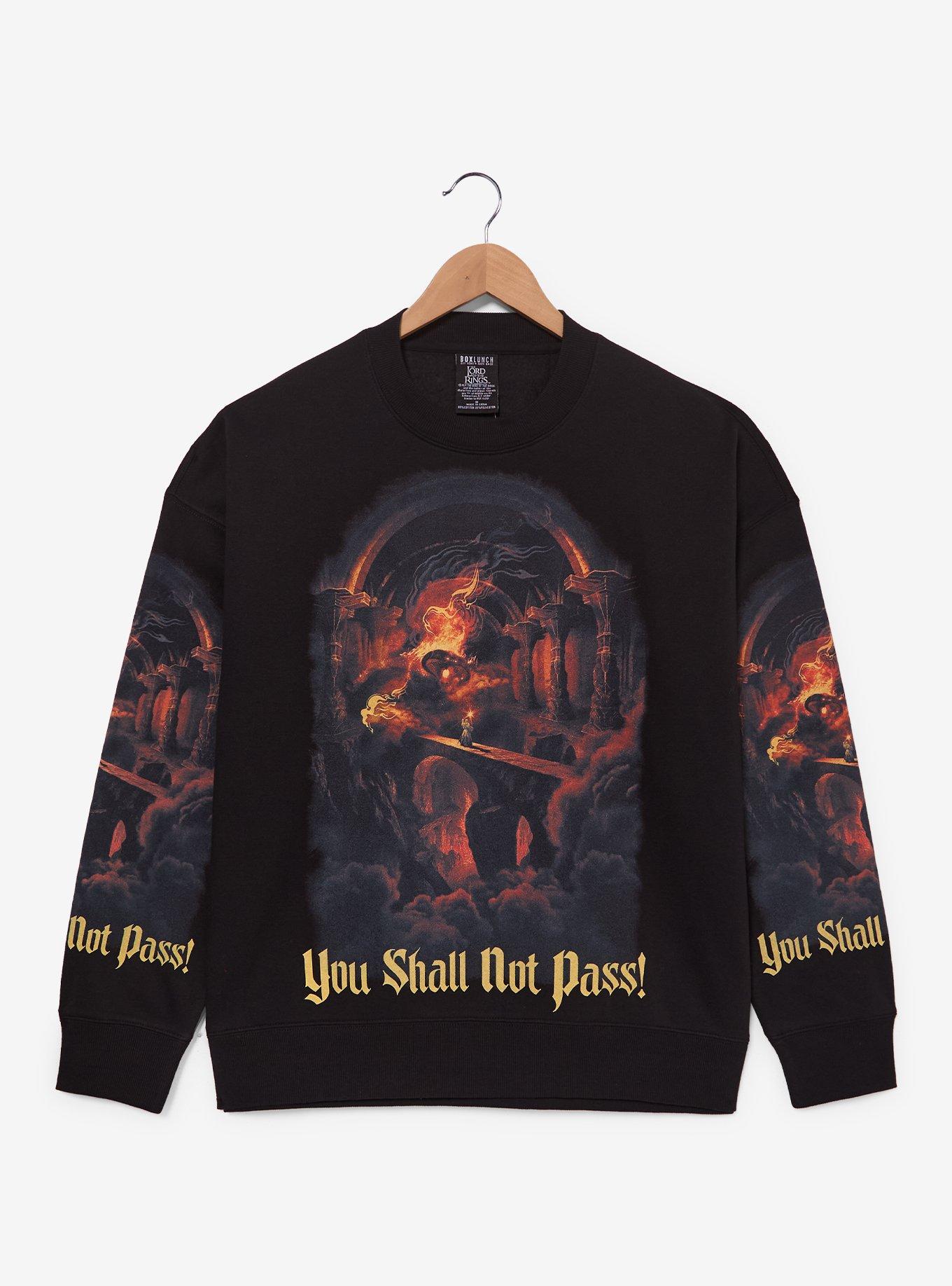 The Lord of The Rings You Shall Not Pass Multi-Portrait Crewneck - BoxLunch Exclusive, , hi-res