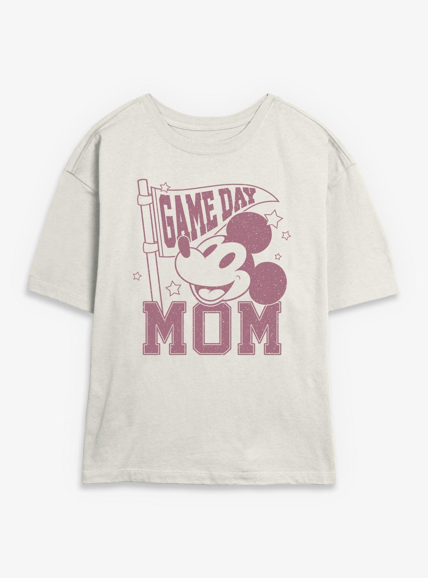 Disney Mickey Mouse Game Day Mom Womens Skimmer T-Shirt, , hi-res
