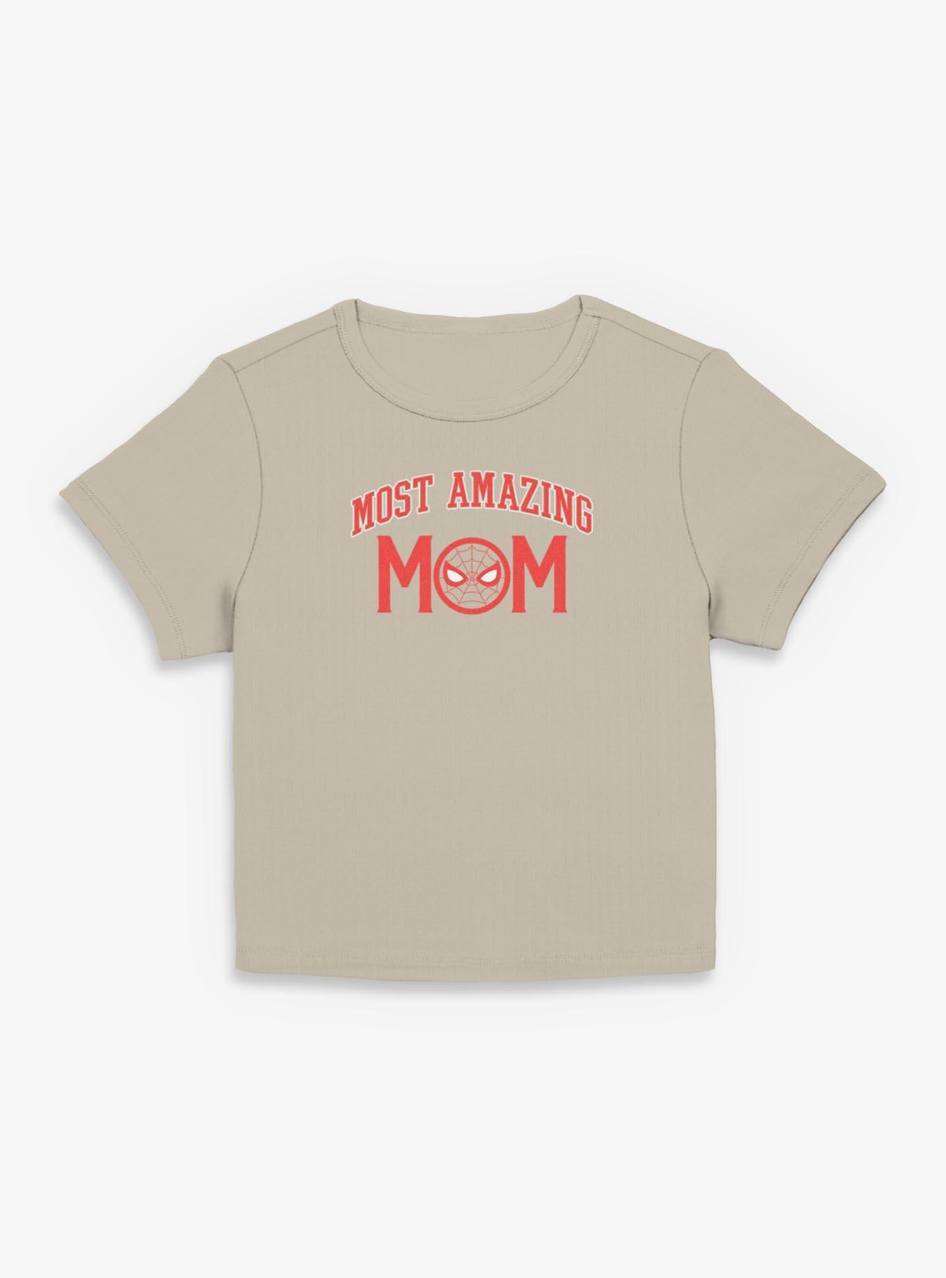 Marvel Spider-Man Most Amazing Mom Collegiate Women Baby T-Shirt, , hi-res
