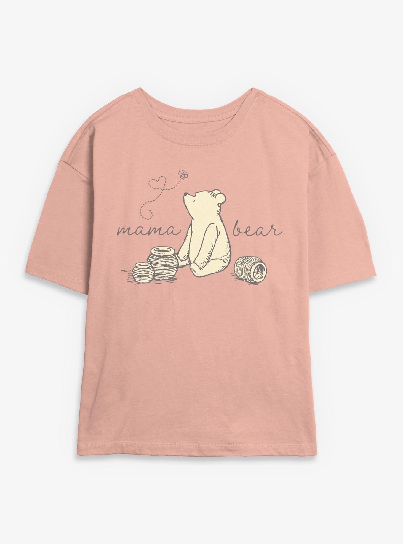 Disney Winnie The Pooh Mama Bear Sweet Womens Skimmer T-Shirt
