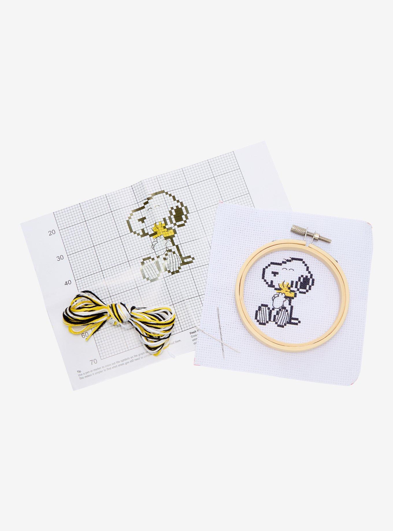 Peanuts Snoopy & Woodstock Cross-Stitch Kit, , hi-res