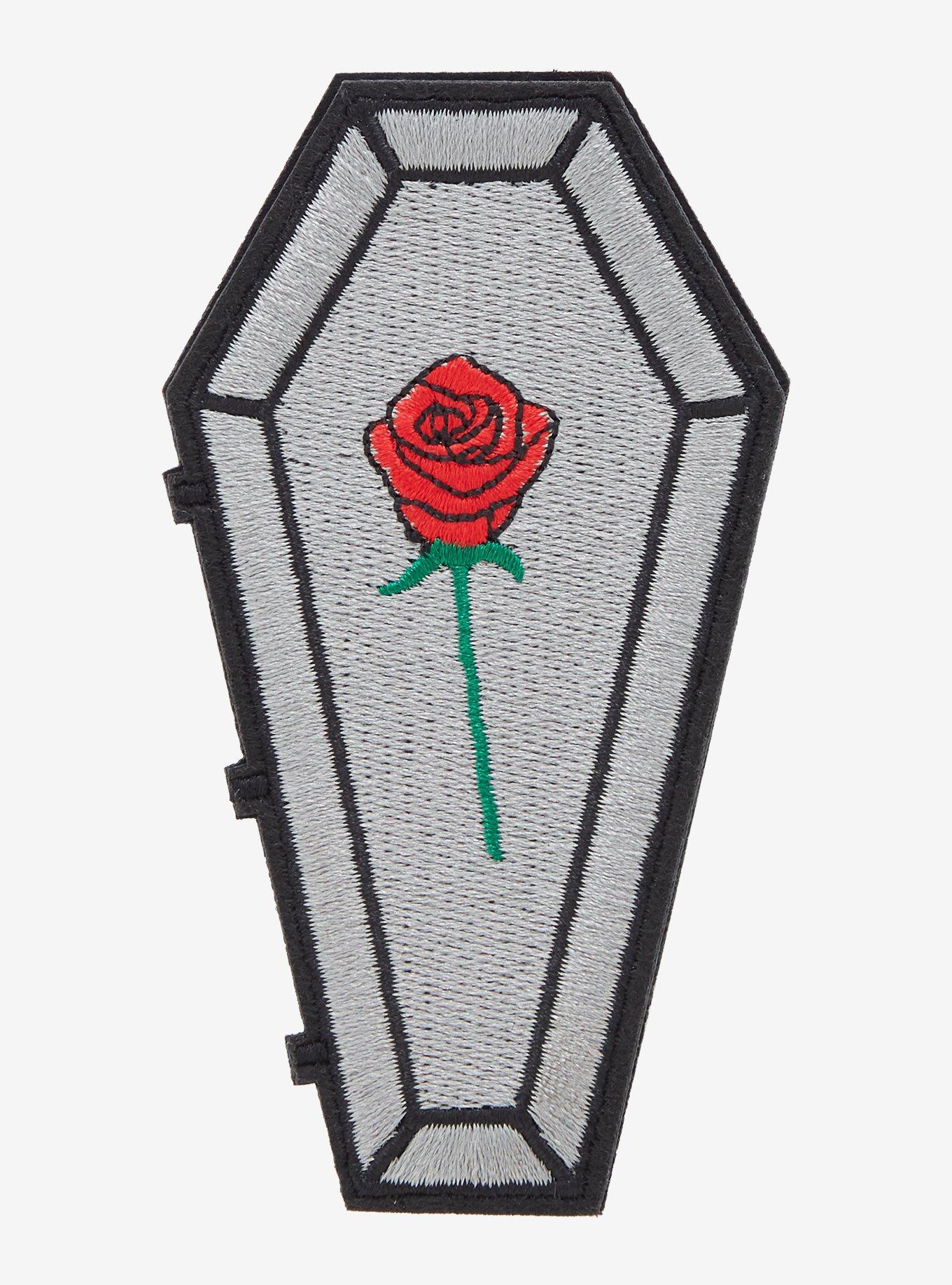 Coffin Rose Patch, , hi-res