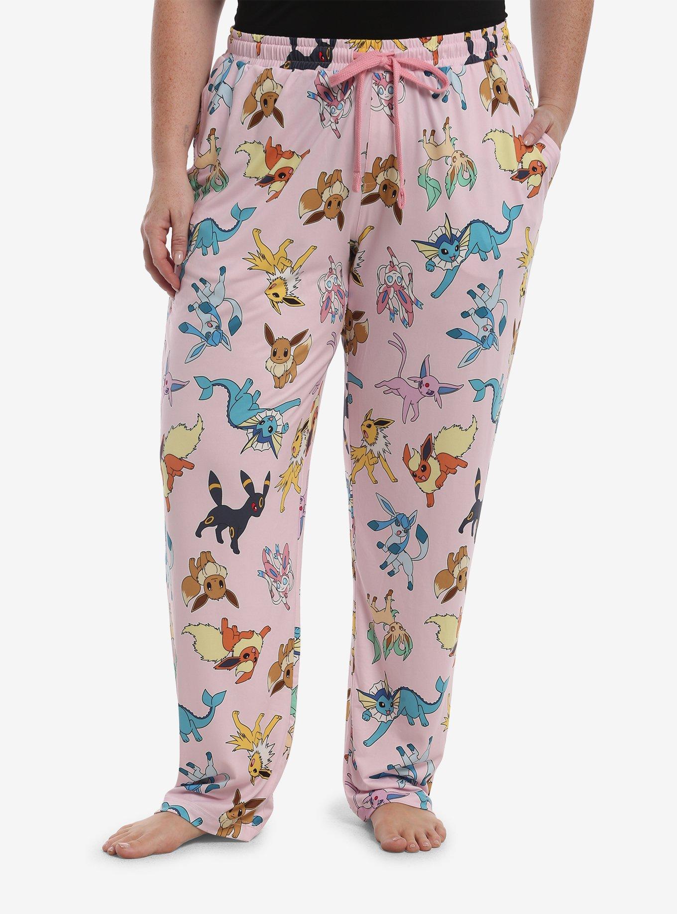 Pokémon Eevee Evolutions Pajama Pants Plus Size
