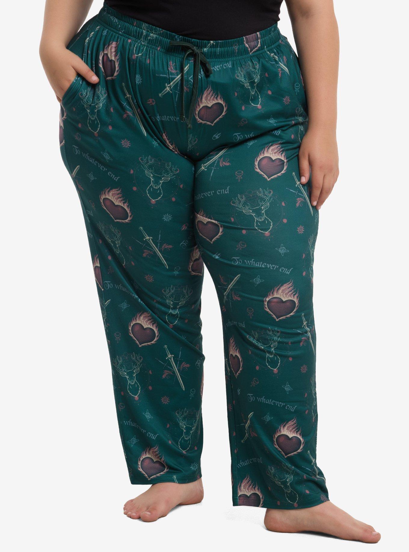 Throne Of Glass Icons Pajama Pants Plus Size